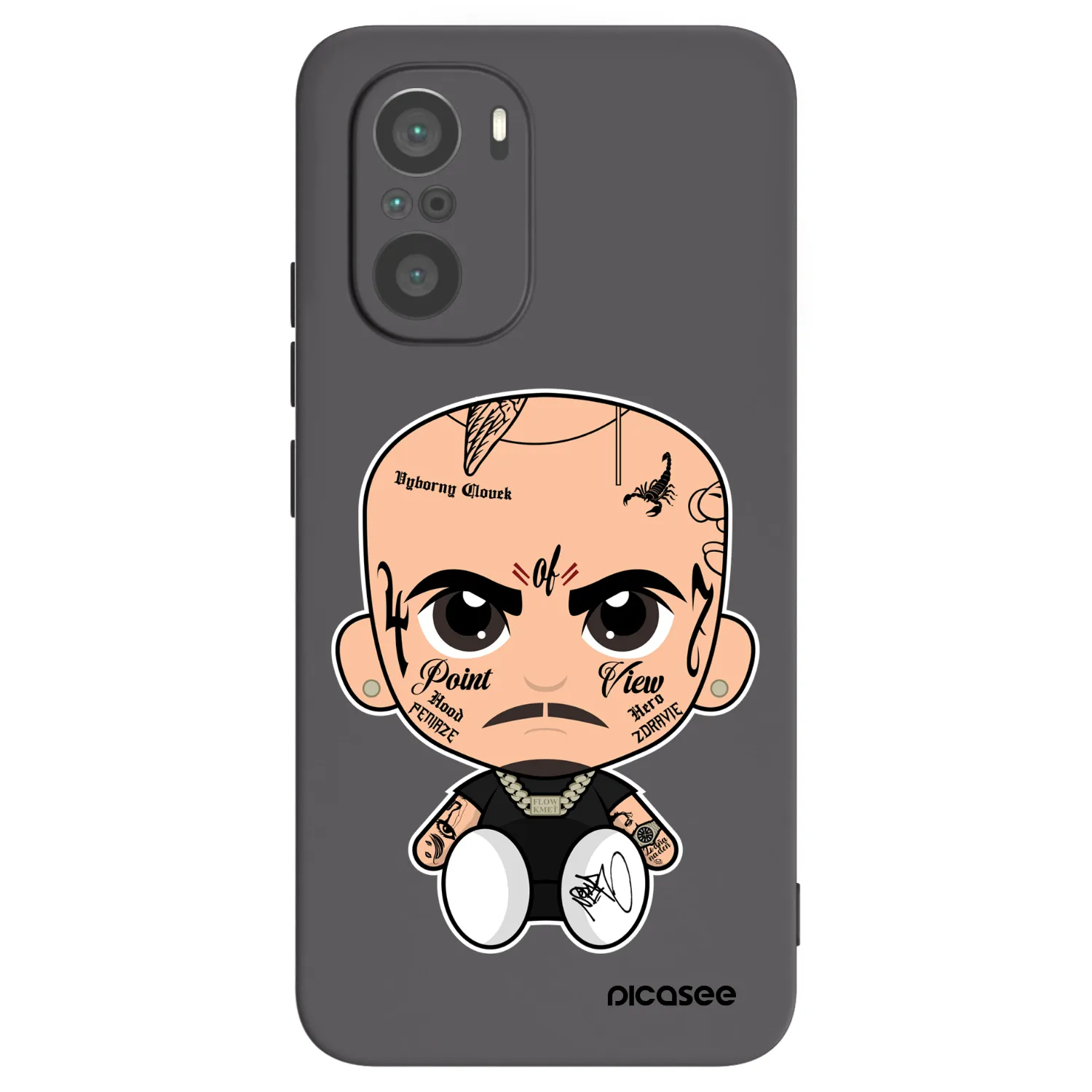 Picasee silikonový černý obal pro Xiaomi Poco F3 - Separ