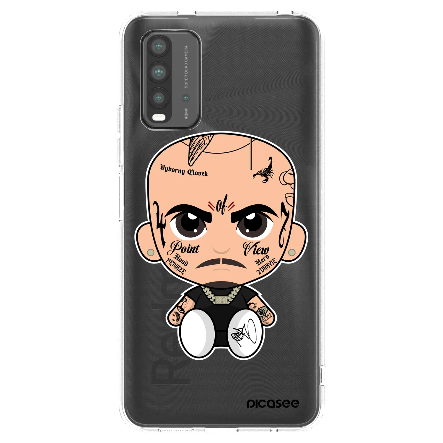 Picasee silikonový černý obal pro Xiaomi Redmi 9T - Separ