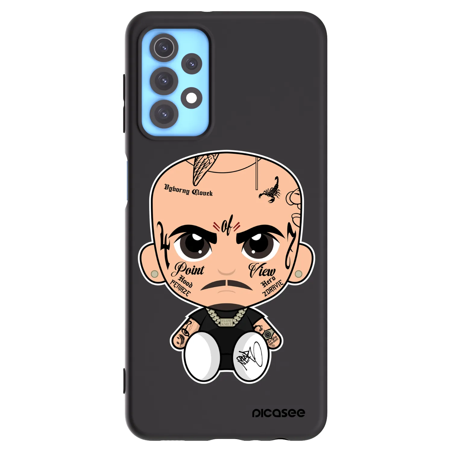 Picasee silikonový černý obal pro Samsung Galaxy A32 4G SM-A325F - Separ