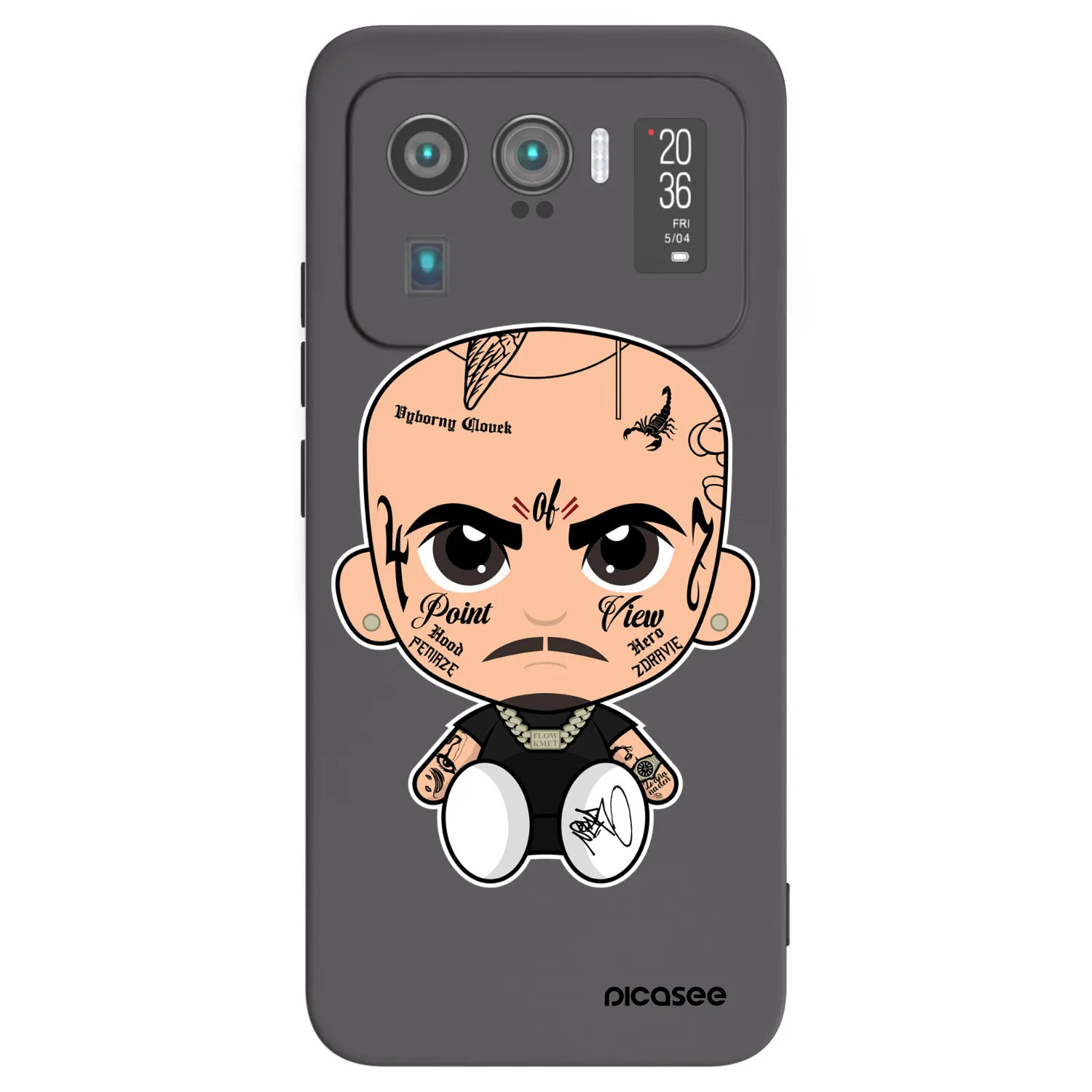 Picasee silikonový černý obal pro Xiaomi Mi 11 Ultra - Separ