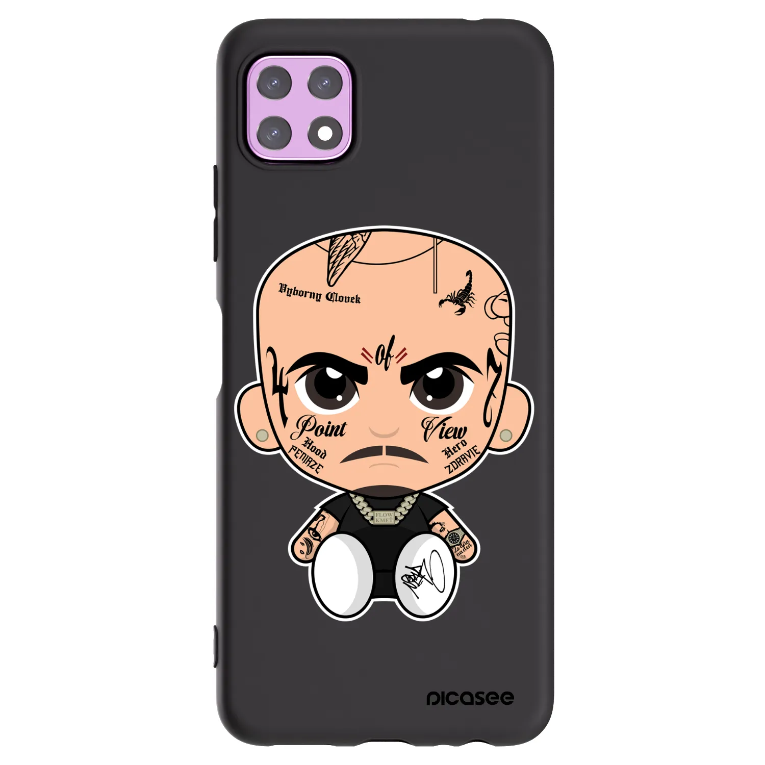 Picasee silikonový černý obal pro Samsung Galaxy A22 A226B 5G - Separ