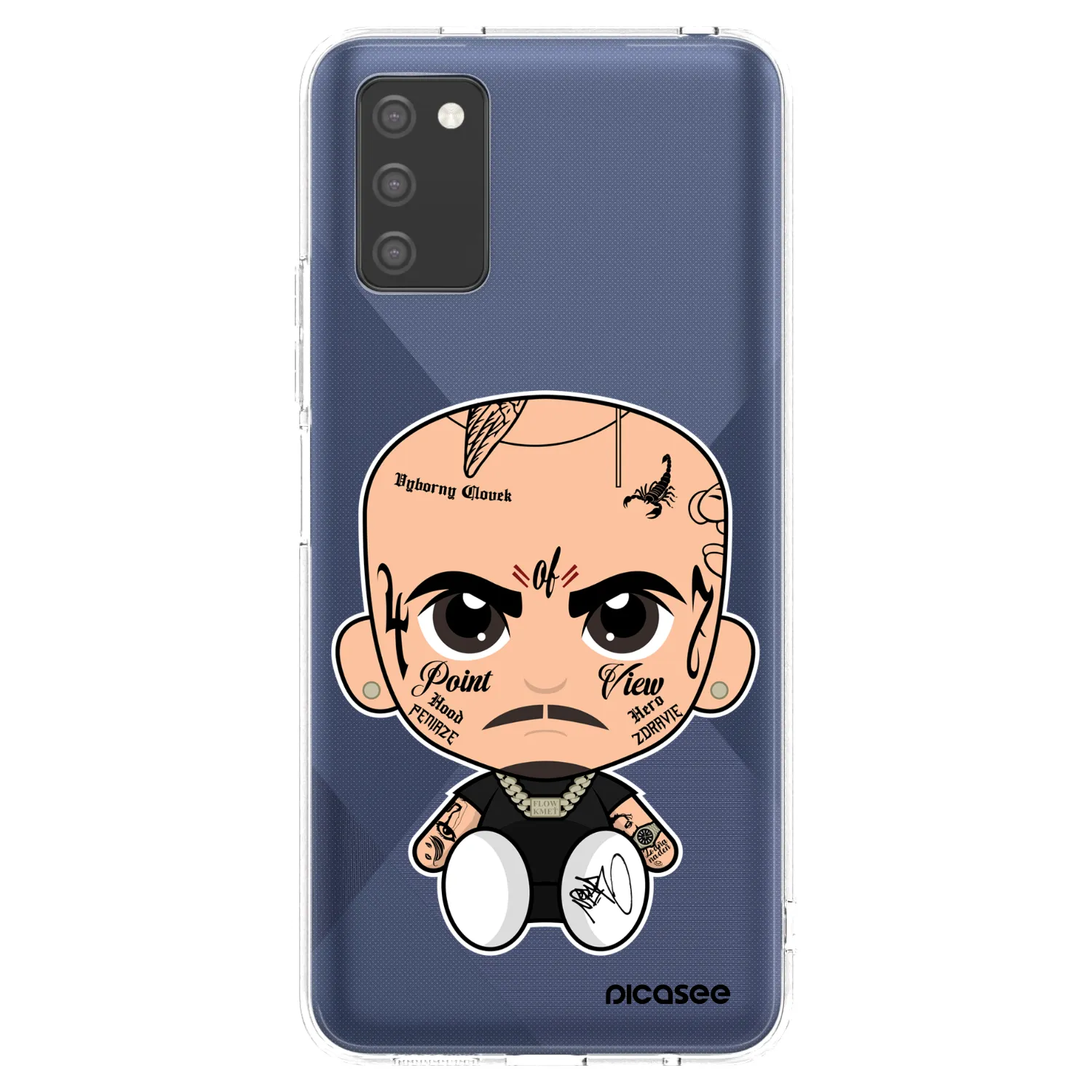 Picasee silikonový průhledný obal pro Samsung Galaxy A02s A025G - Separ