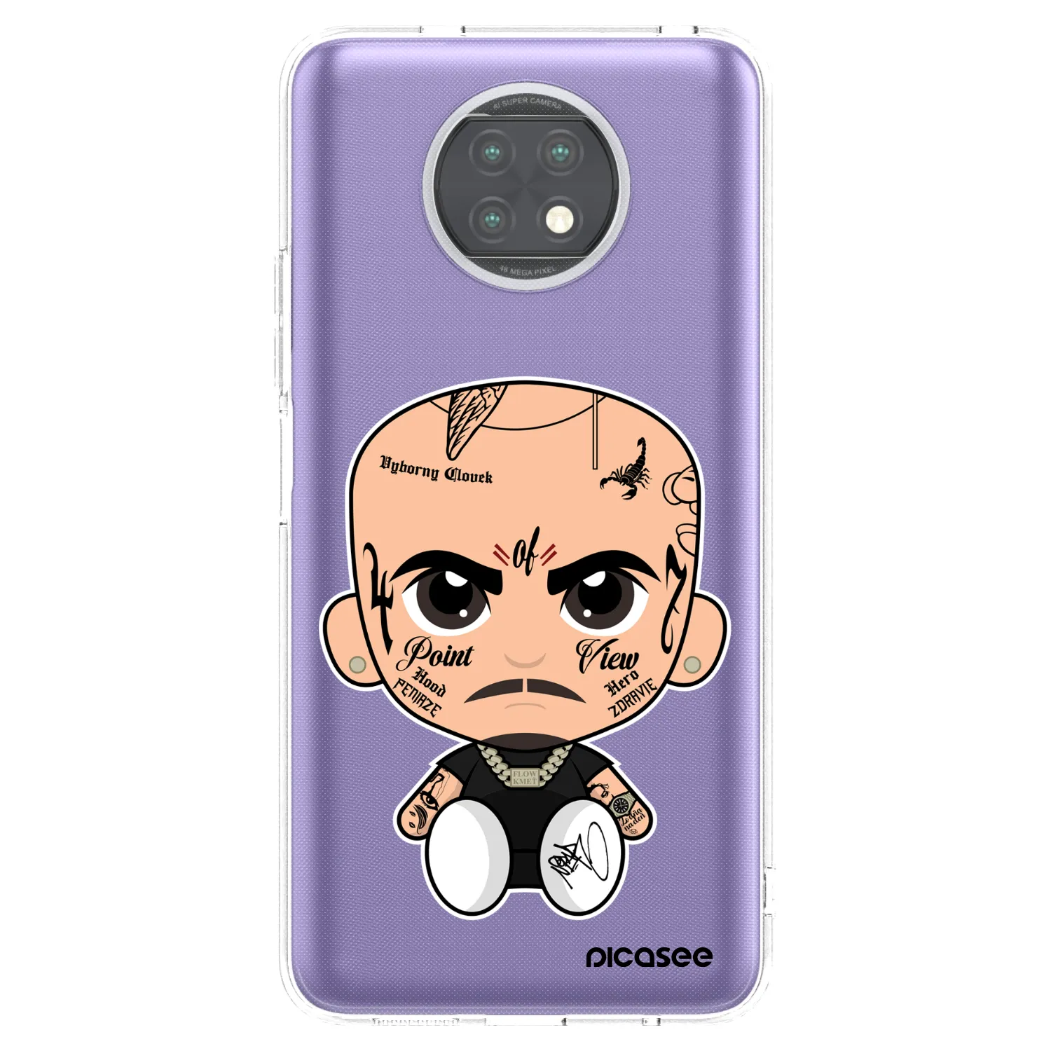 Picasee silikonový průhledný obal pro Xiaomi Redmi Note 9T - Separ