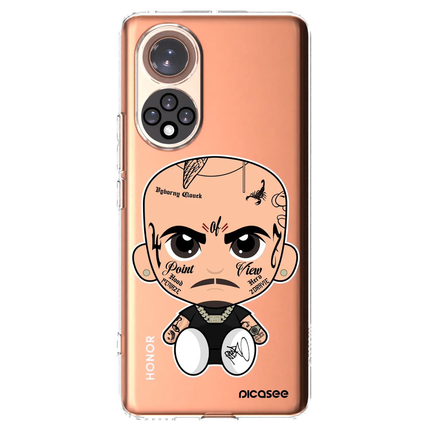 Picasee silikonový průhledný obal pro Honor 50 5G - Separ