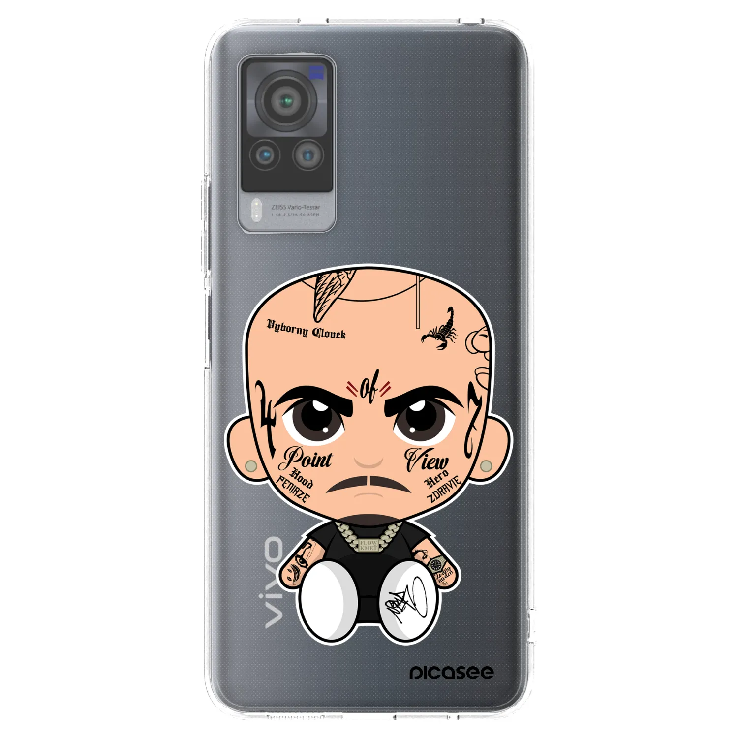 Picasee silikonový průhledný obal pro Vivo X60 Pro 5G - Separ