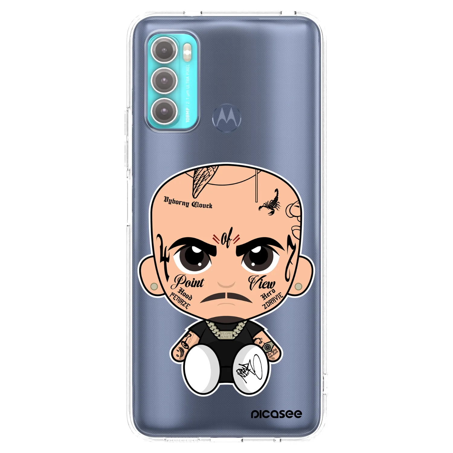 Picasee silikonový průhledný obal pro Motorola Moto G60 - Separ
