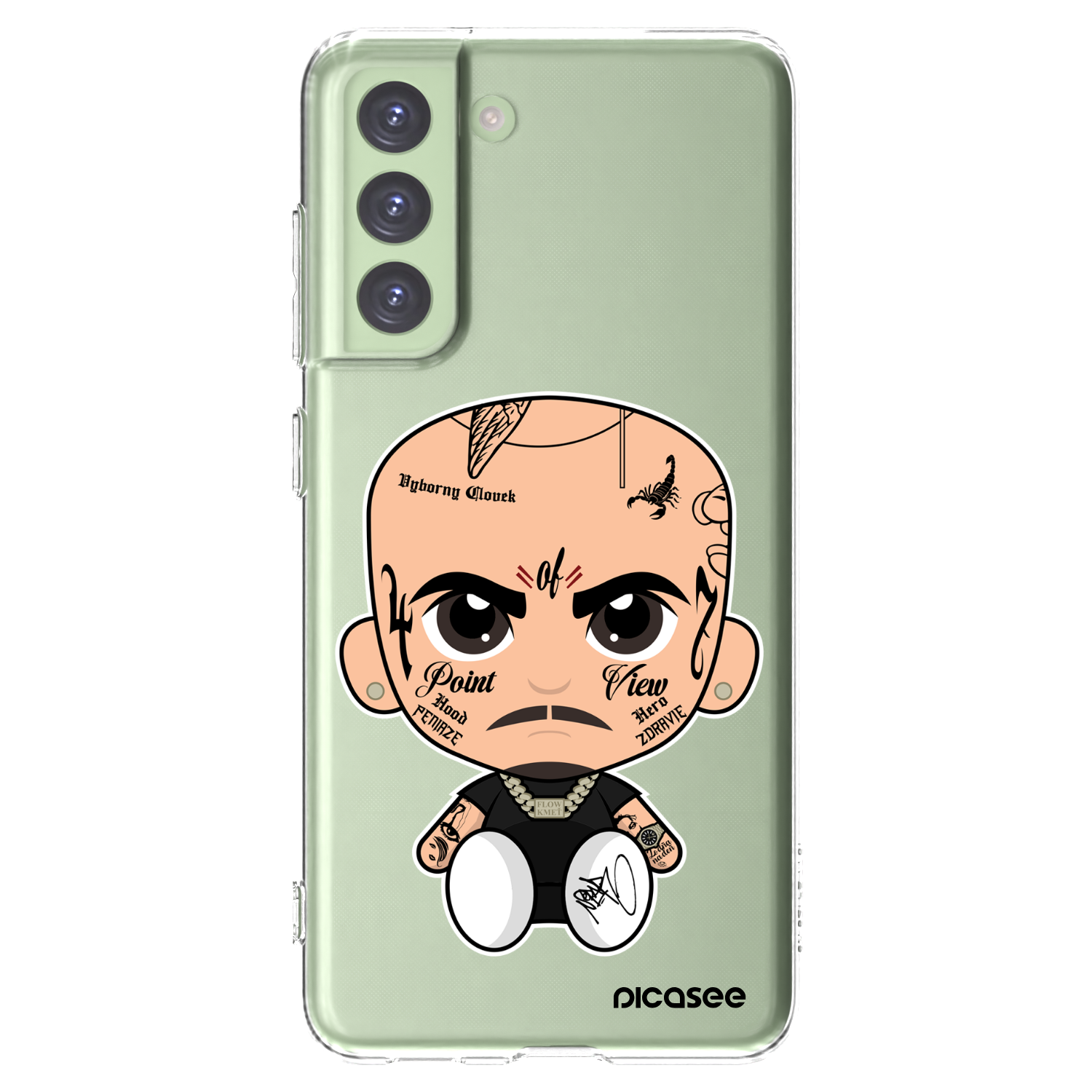 Picasee silikonový průhledný obal pro Samsung Galaxy S21 FE 5G - Separ