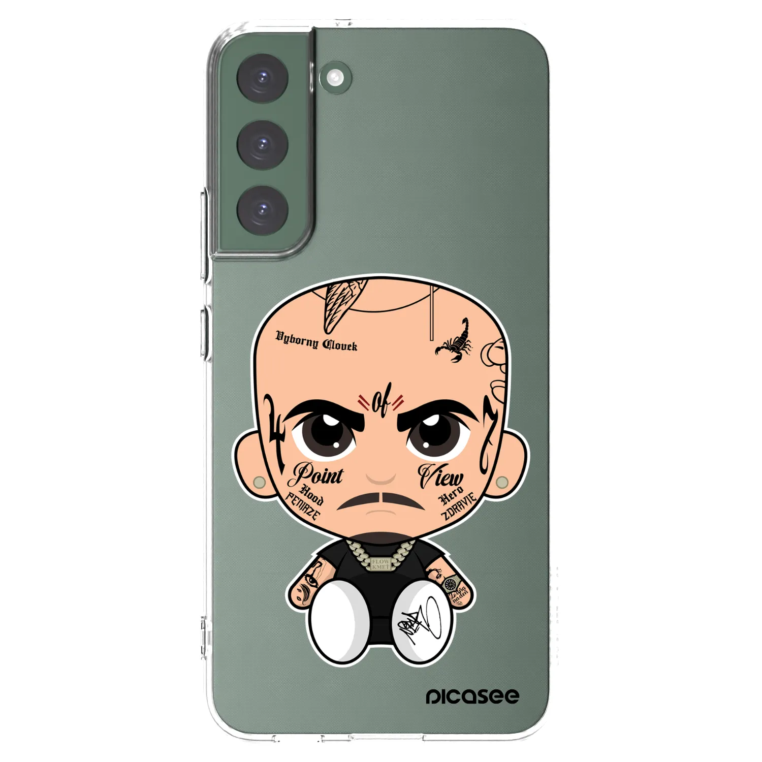 Picasee silikonový průhledný obal pro Samsung Galaxy S22+ 5G - Separ