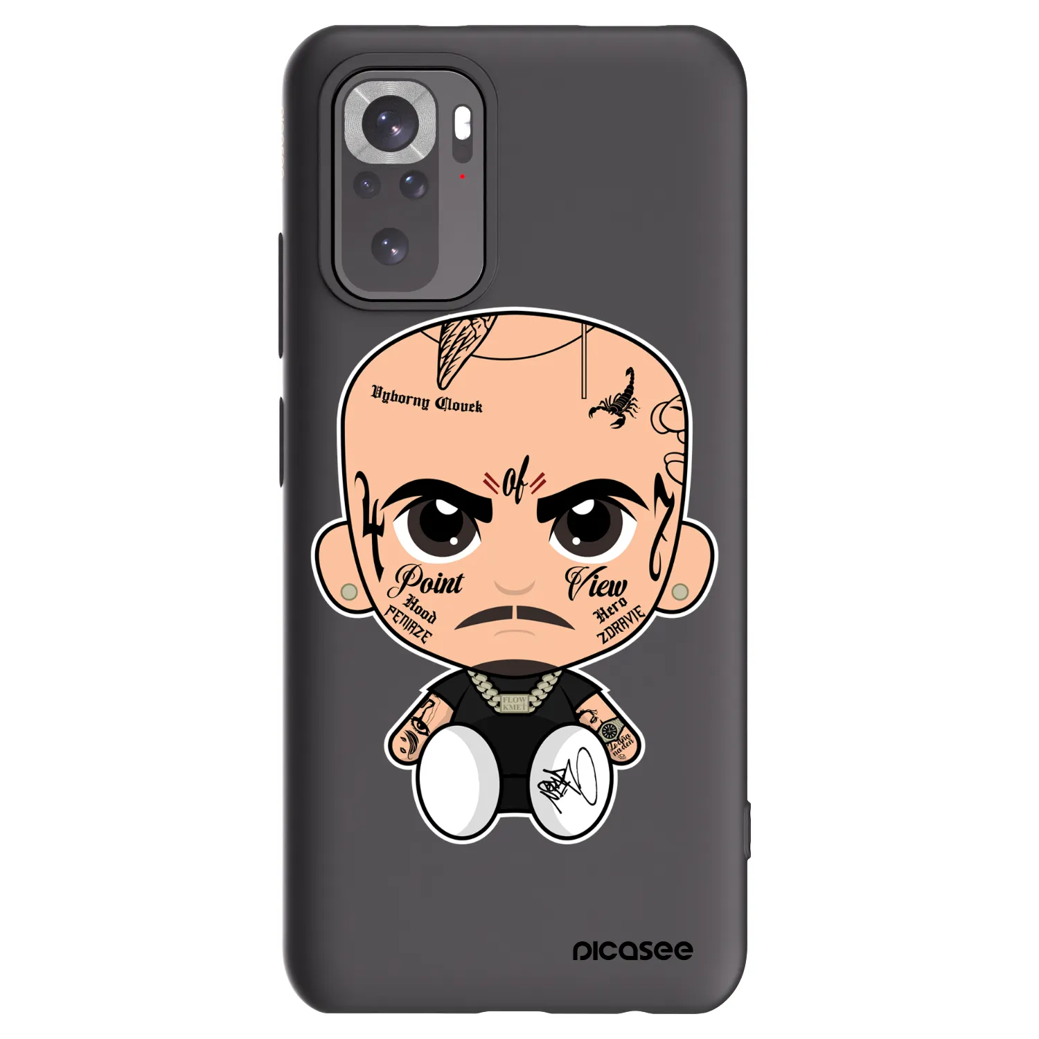 Picasee silikonový černý obal pro Xiaomi Redmi Note 11S 4G - Separ