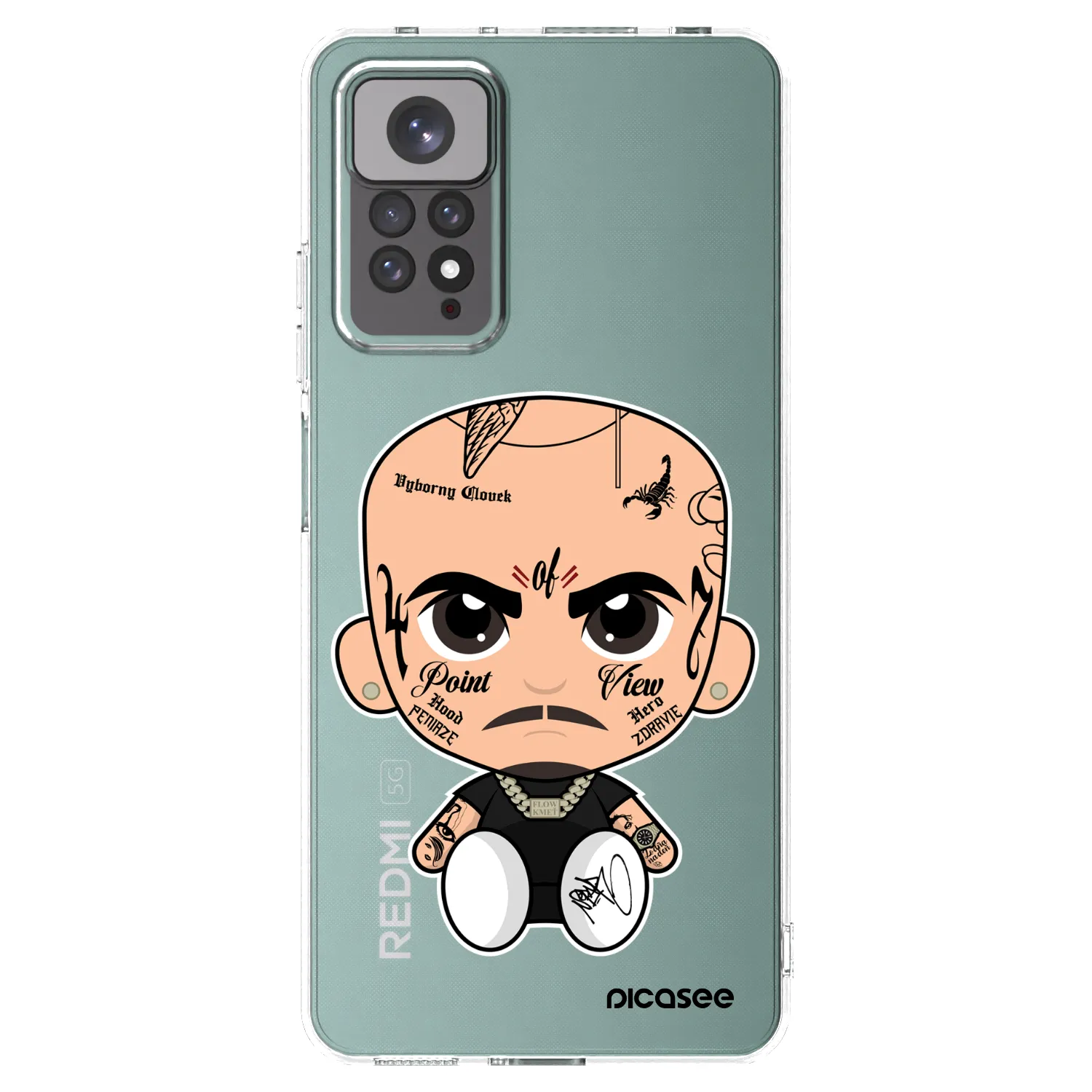 Picasee silikonový průhledný obal pro Xiaomi Redmi Note 11S 4G - Separ