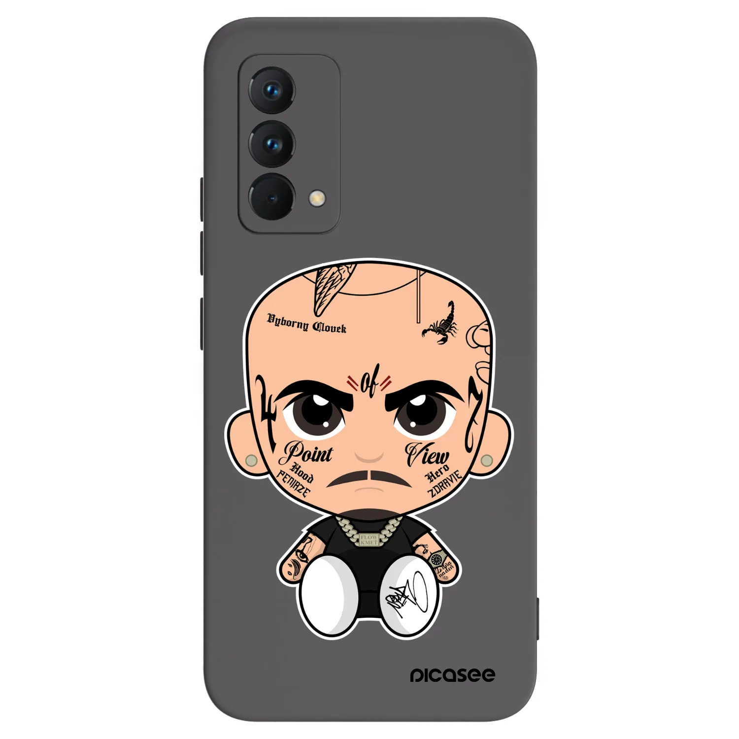 Picasee silikonový černý obal pro Realme GT Master Edition 5G - Separ