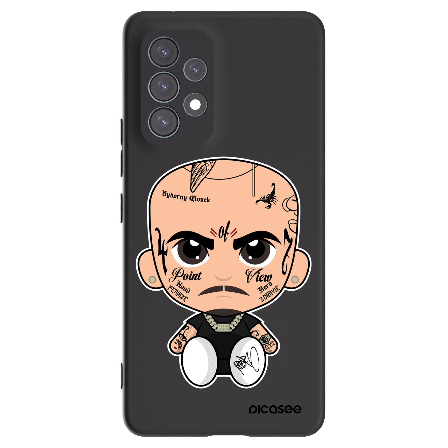 Picasee silikonový černý obal pro Samsung Galaxy A53 5G A536 - Separ