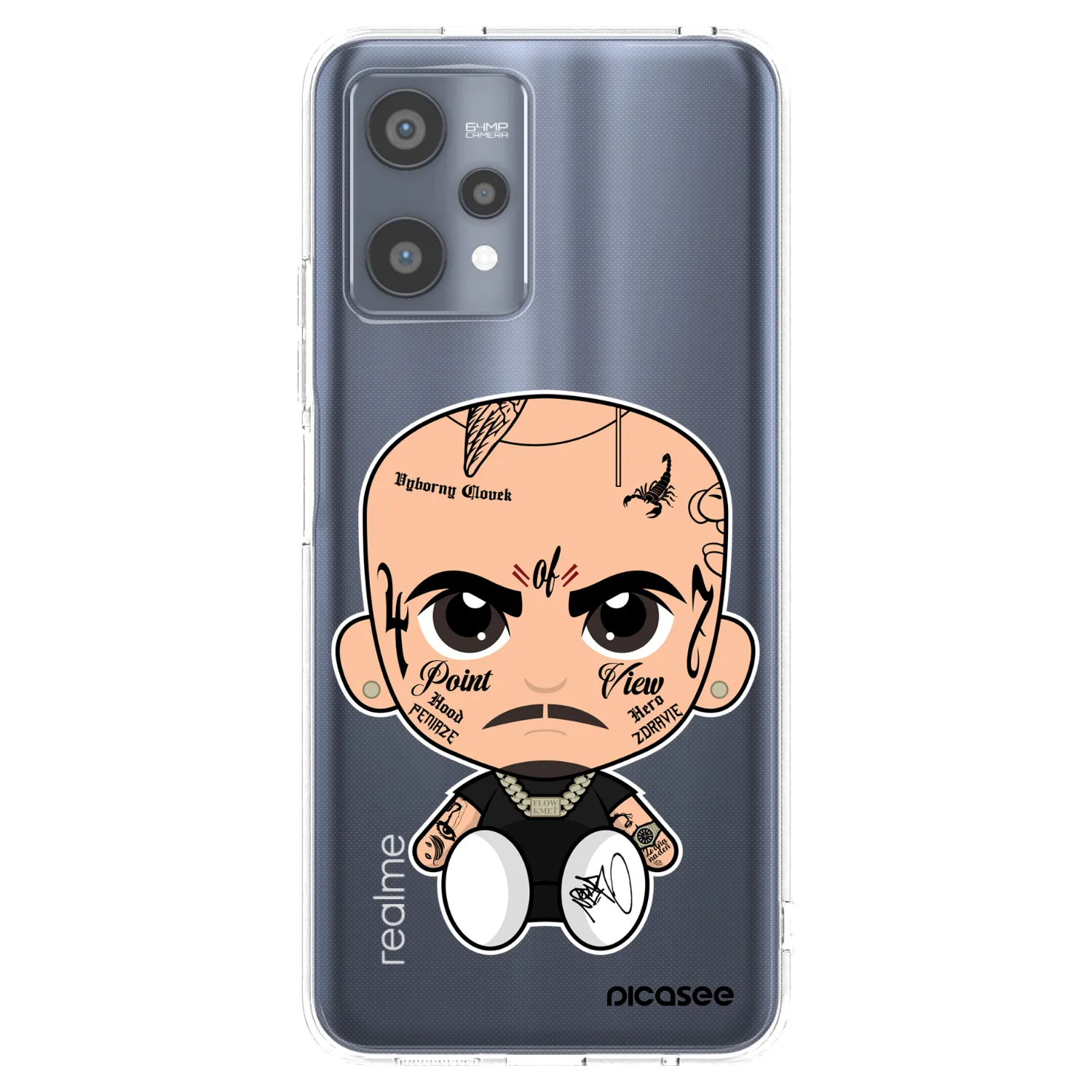 Picasee silikonový průhledný obal pro Realme 9 Pro 5G - Separ
