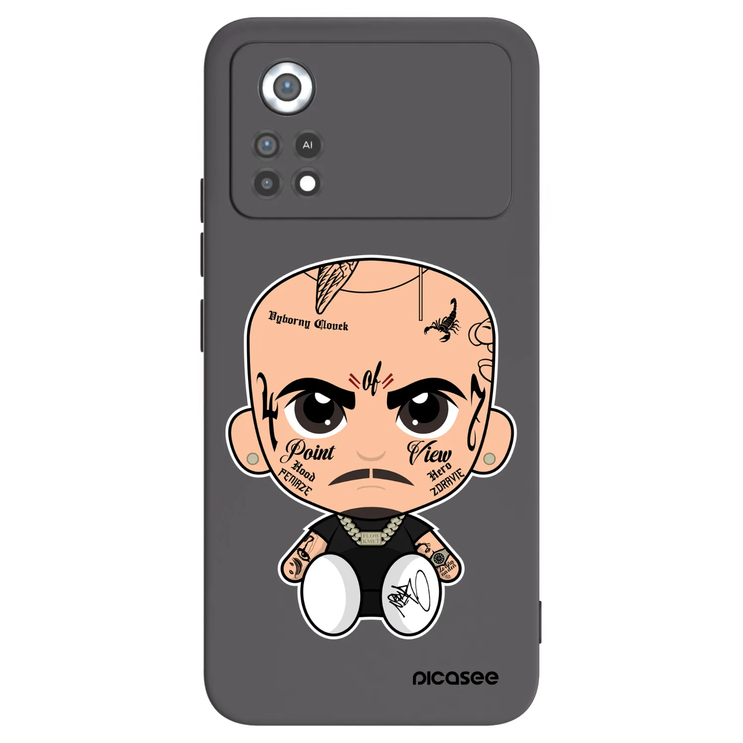 Picasee silikonový černý obal pro Xiaomi Poco X4 Pro 5G - Separ