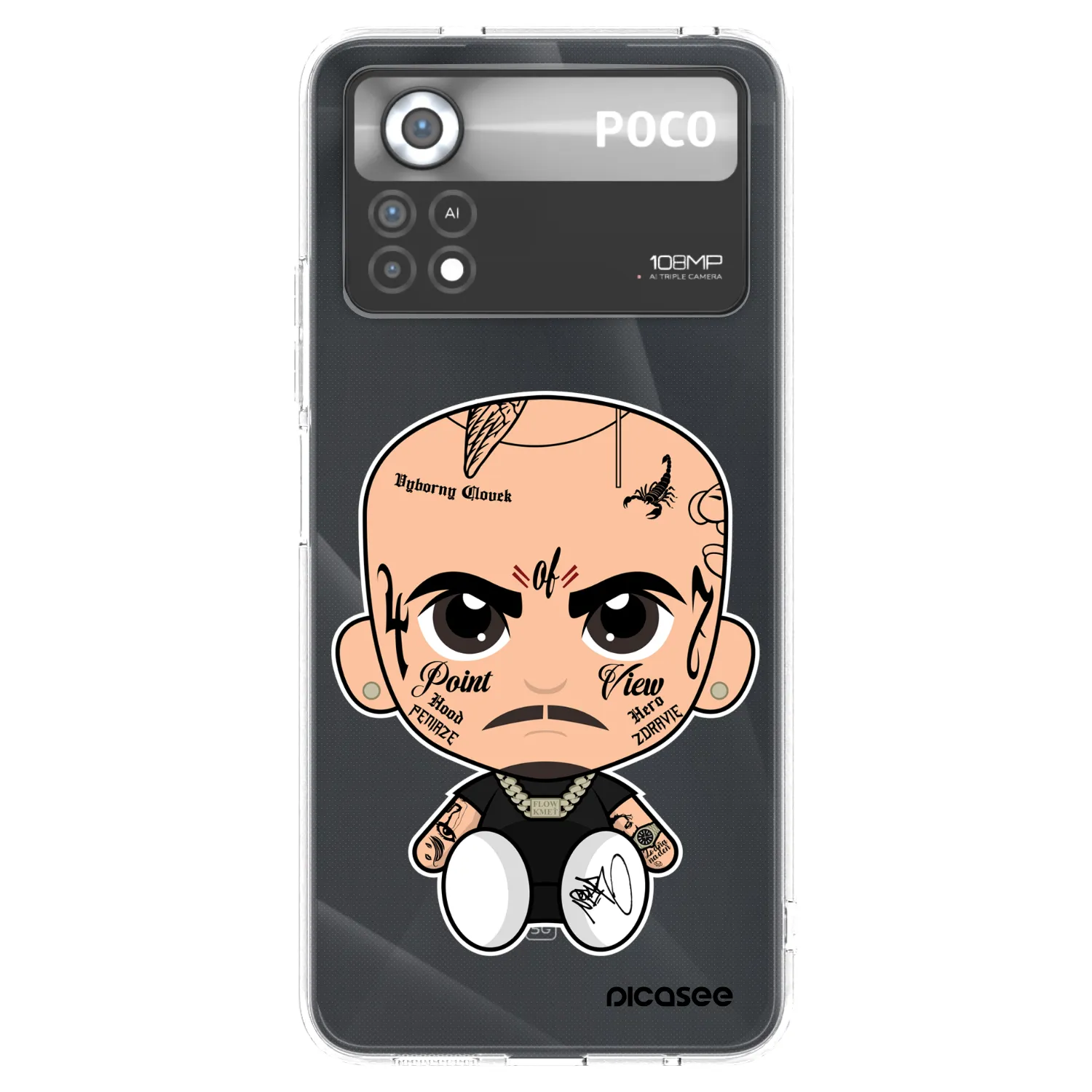 Picasee silikonový průhledný obal pro Xiaomi Poco X4 Pro 5G - Separ