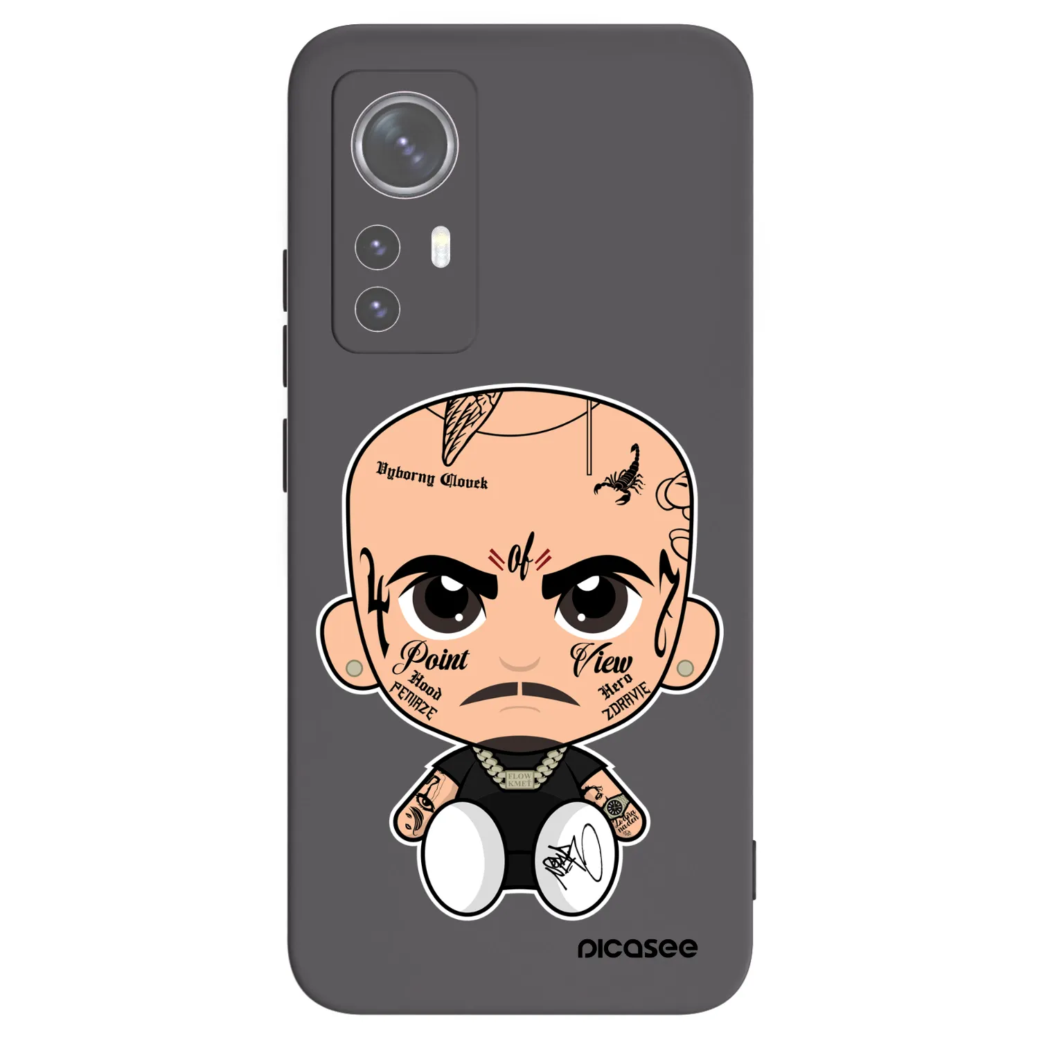Picasee silikonový černý obal pro Xiaomi 12 - Separ