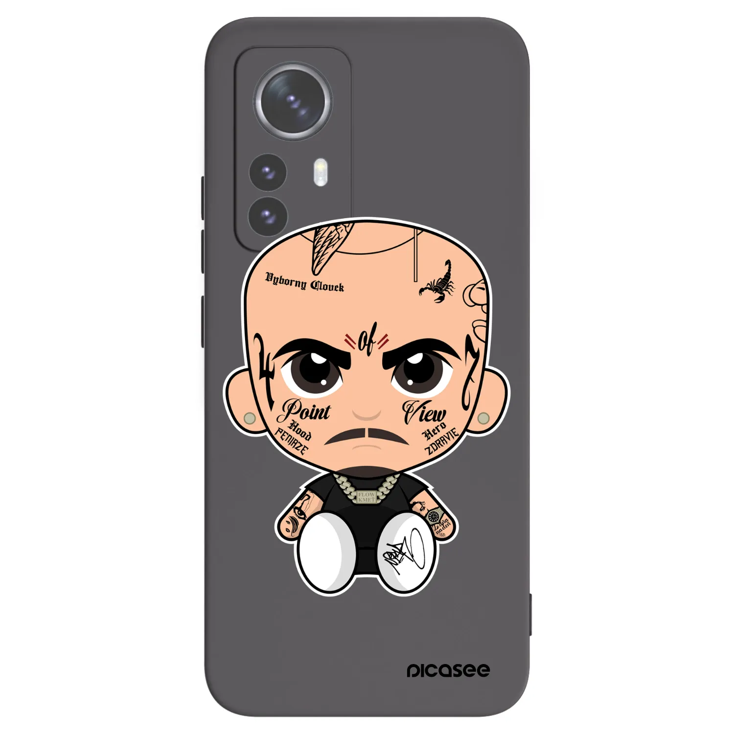 Picasee silikonový černý obal pro Xiaomi 12 Pro - Separ