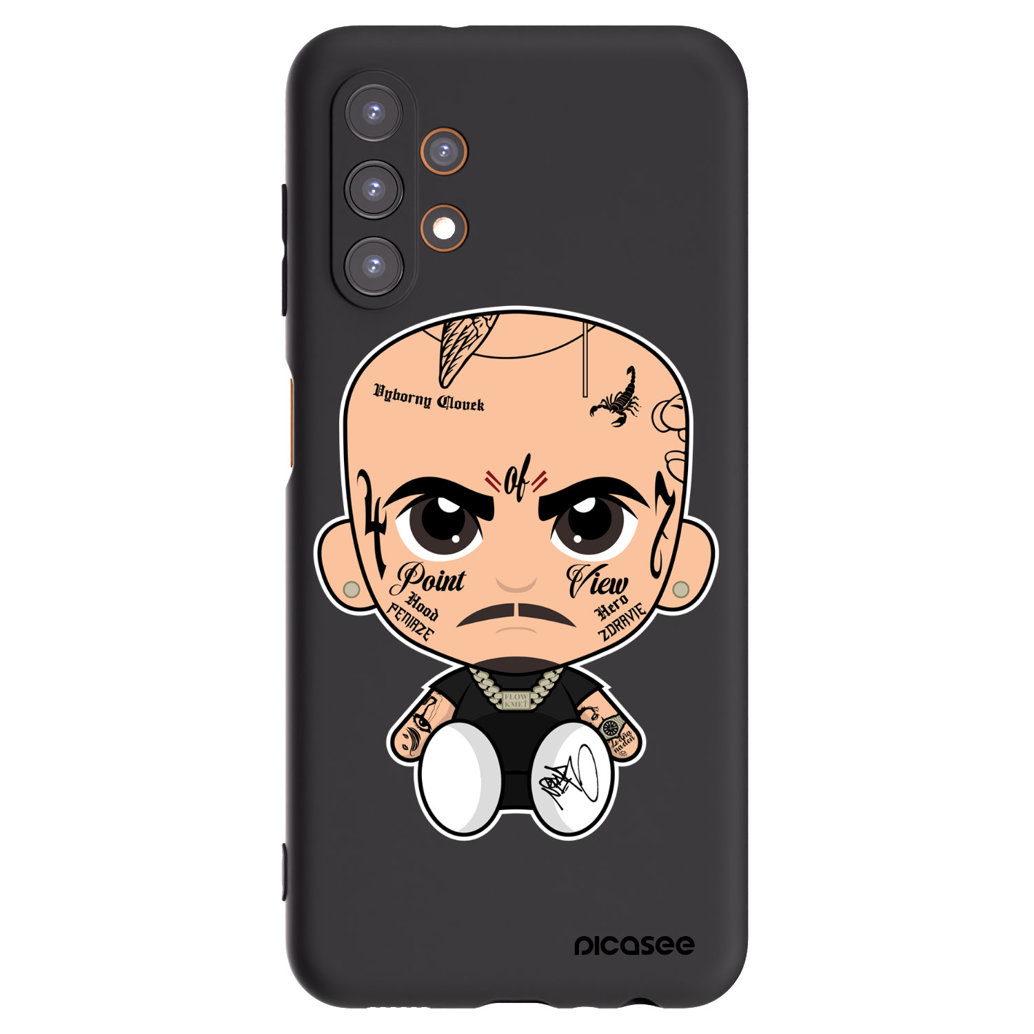 Picasee silikonový černý obal pro Samsung Galaxy A13 4G A135 - Separ