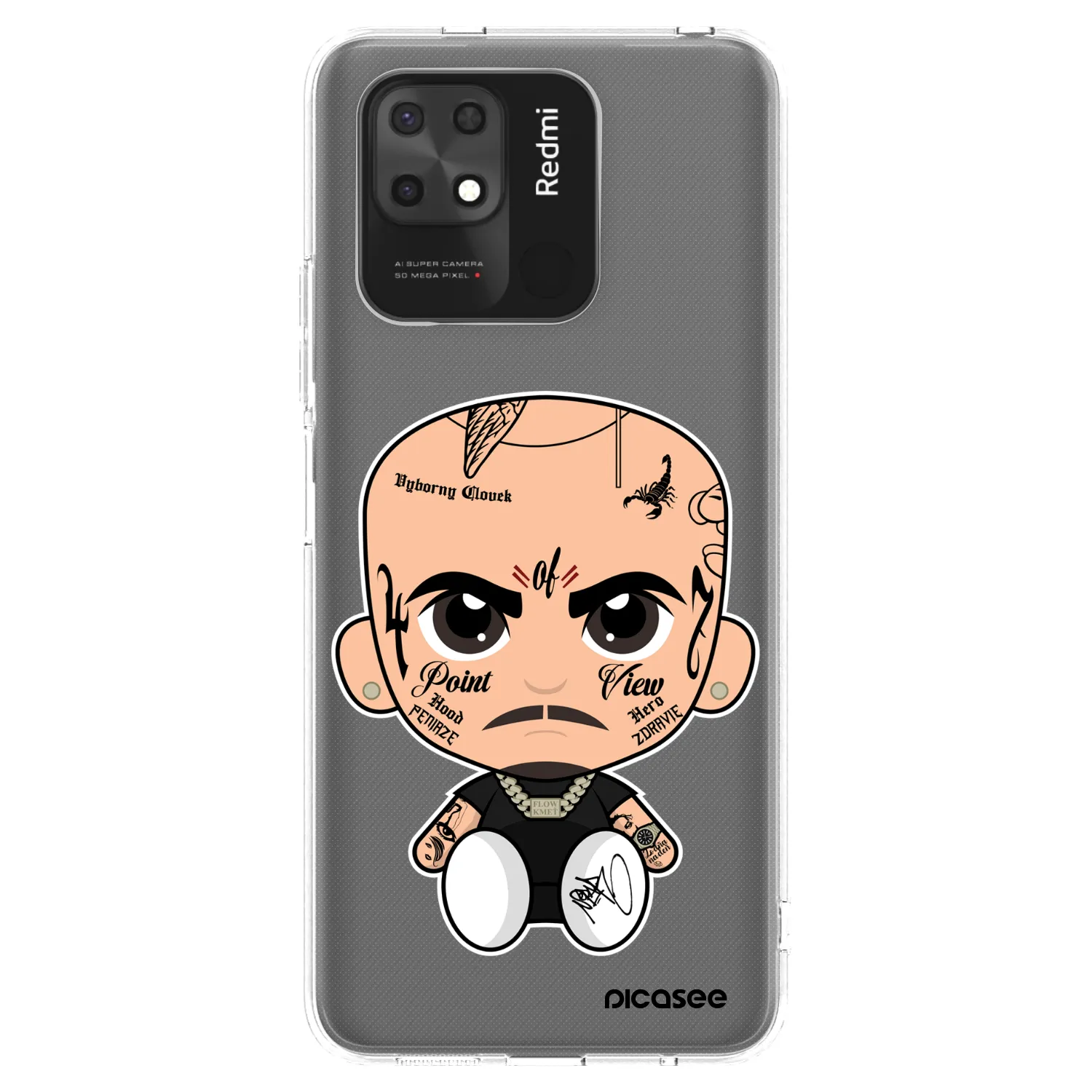 Picasee silikonový průhledný obal pro Xiaomi Redmi 10C - Separ