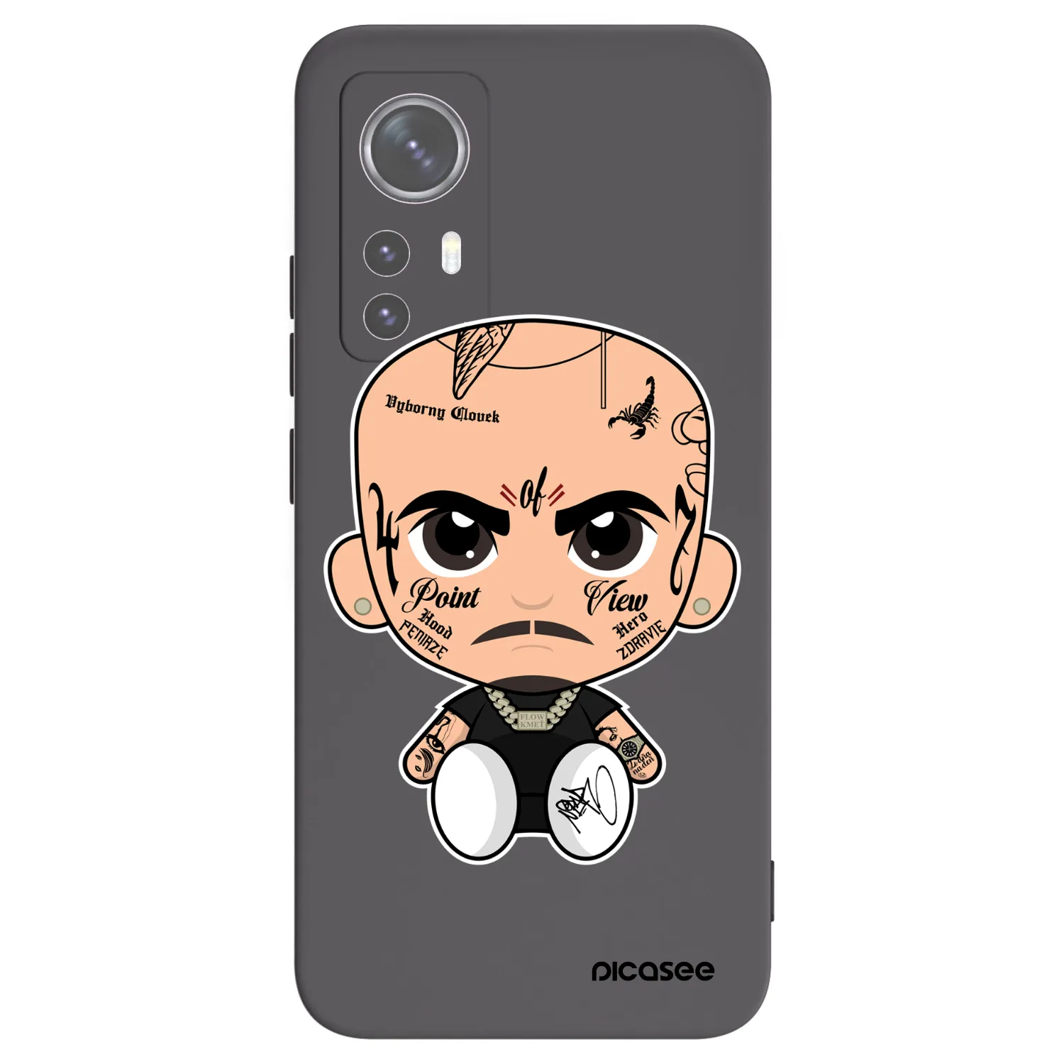 Picasee silikonový černý obal pro Xiaomi 12X - Separ