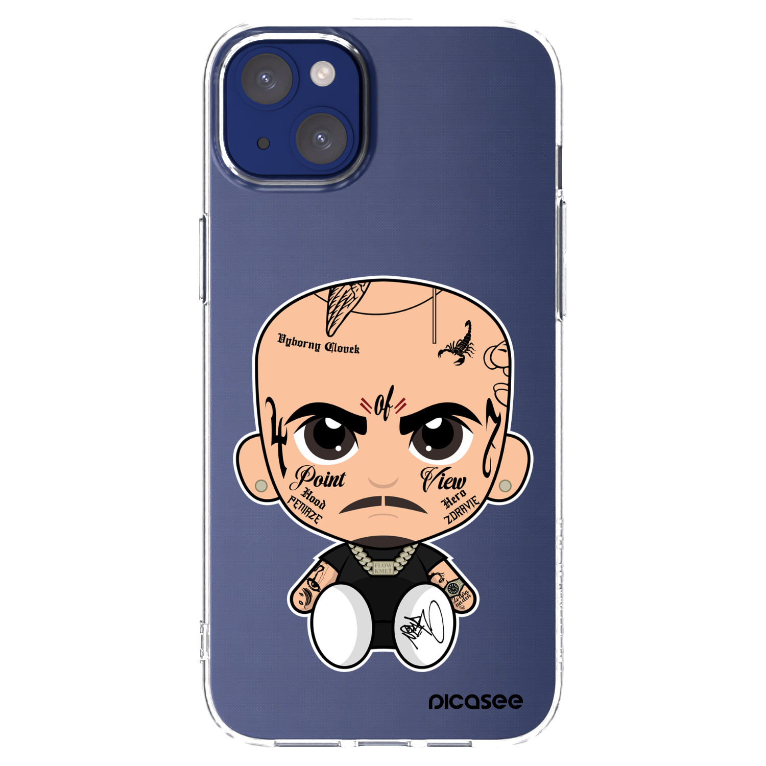 Picasee silikonový průhledný obal pro Apple iPhone 14 Plus - Separ