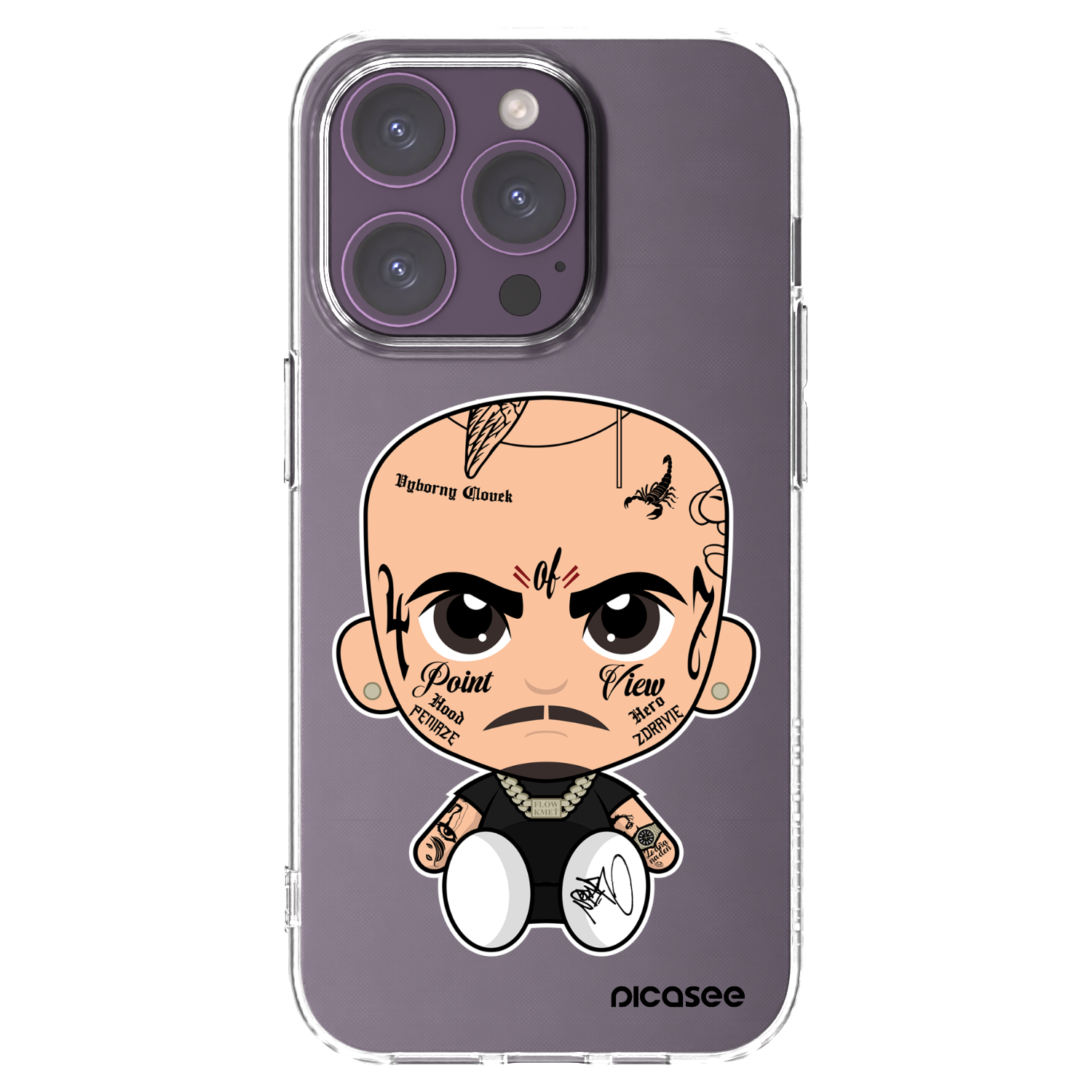 Picasee silikonový průhledný obal pro Apple iPhone 14 Pro - Separ