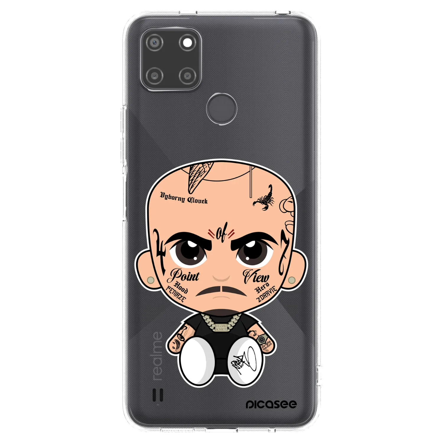 Picasee silikonový průhledný obal pro Realme C21Y - Separ