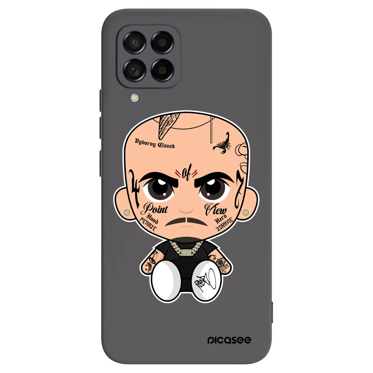 Picasee silikonový černý obal pro Samsung Galaxy M53 5G - Separ