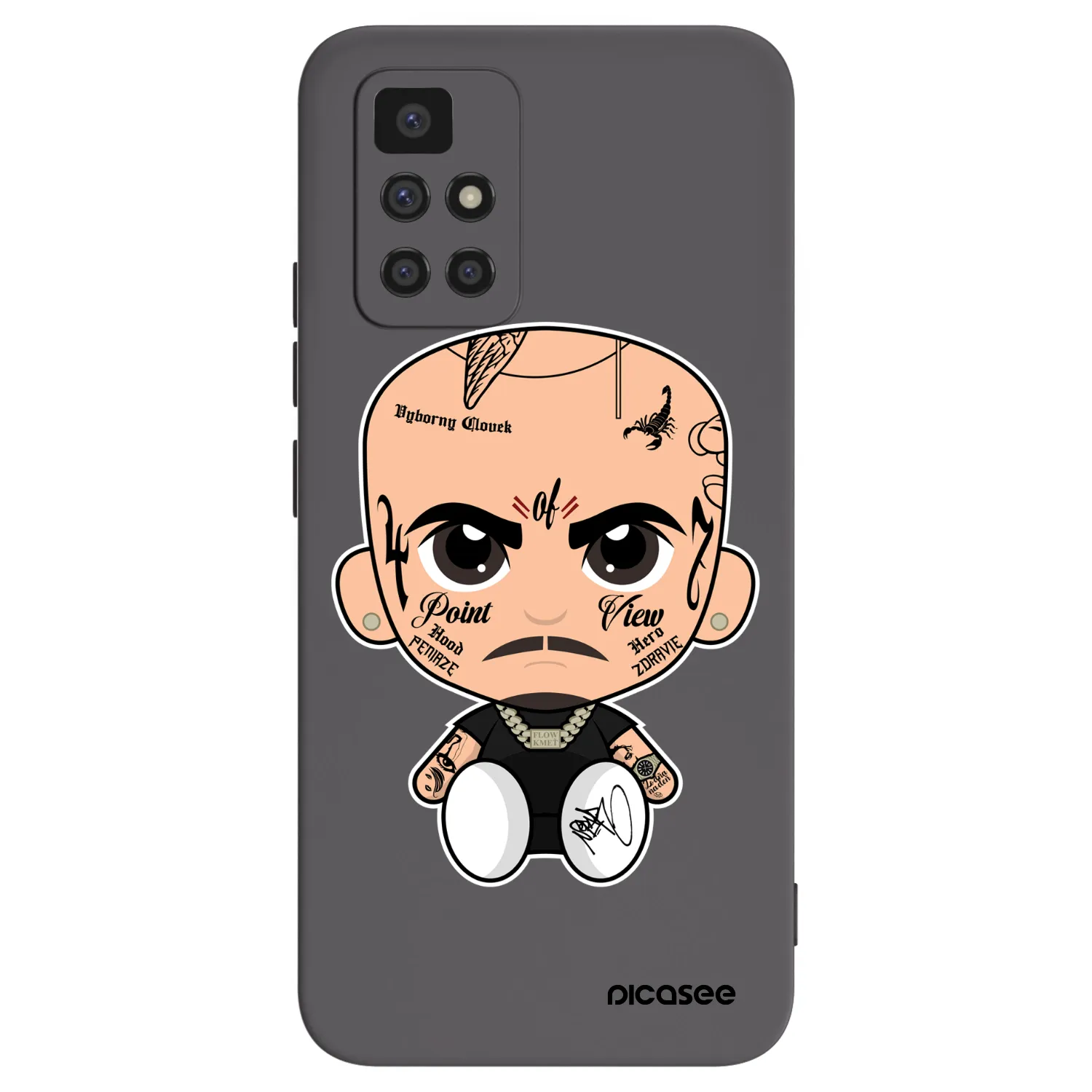 Picasee silikonový černý obal pro Xiaomi Redmi 10 (2022) - Separ