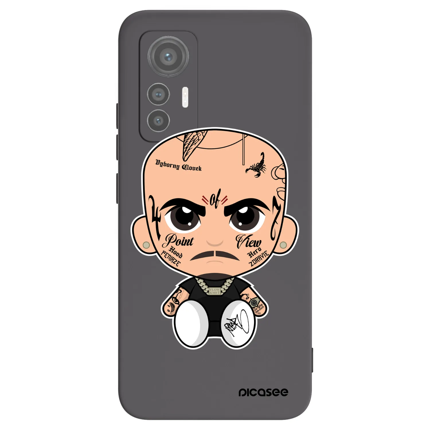 Picasee silikonový černý obal pro Xiaomi 12 Lite - Separ