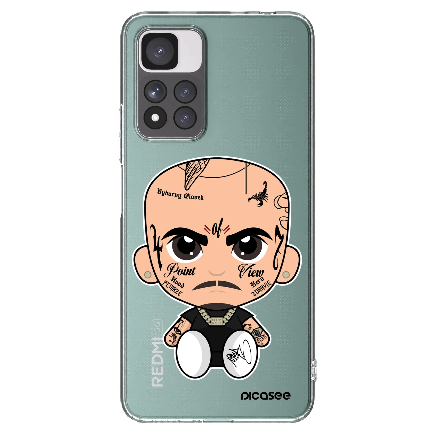 Picasee silikonový průhledný obal pro Xiaomi Redmi Note 11 Pro+ 5G - Separ