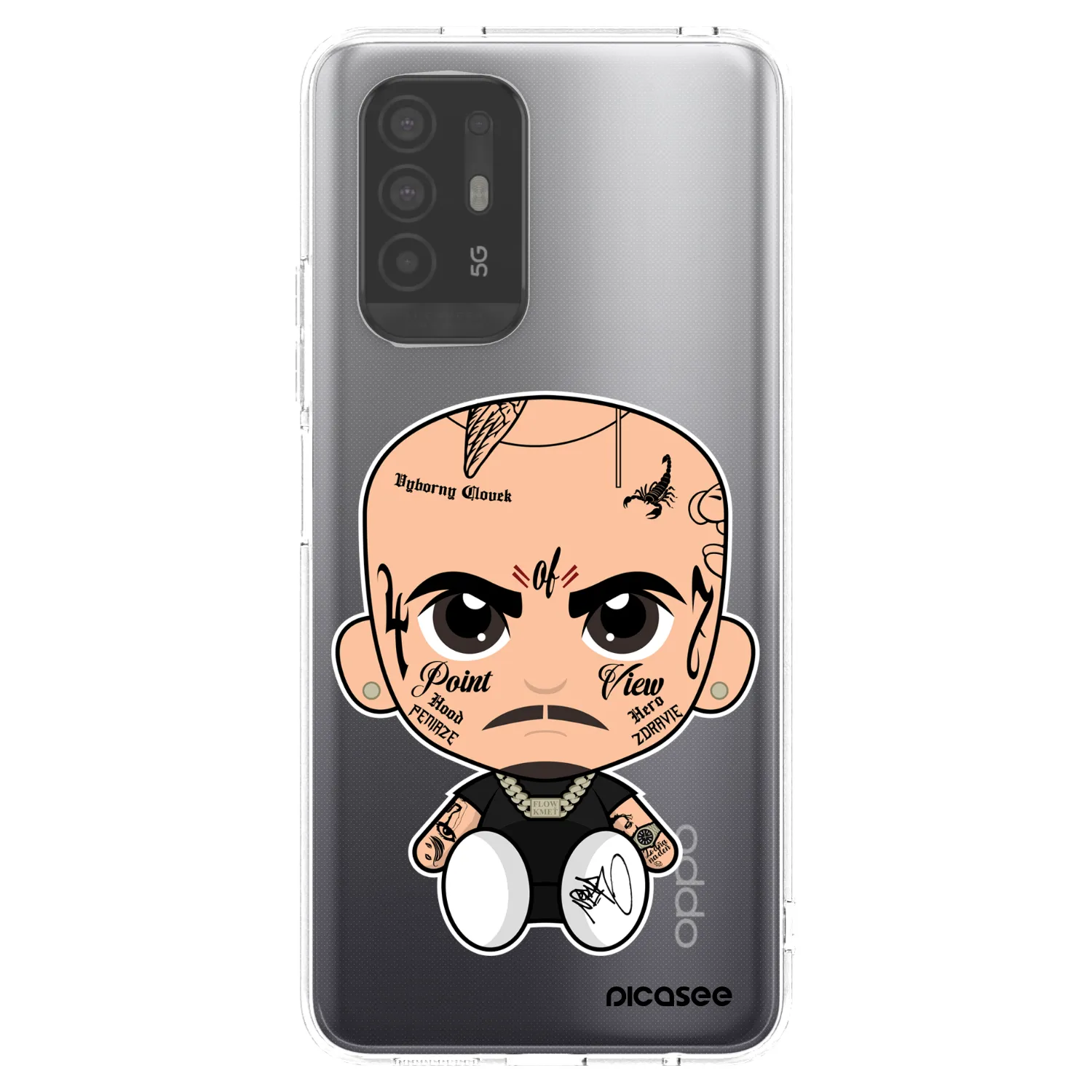 Picasee silikonový průhledný obal pro OPPO A94 5G - Separ