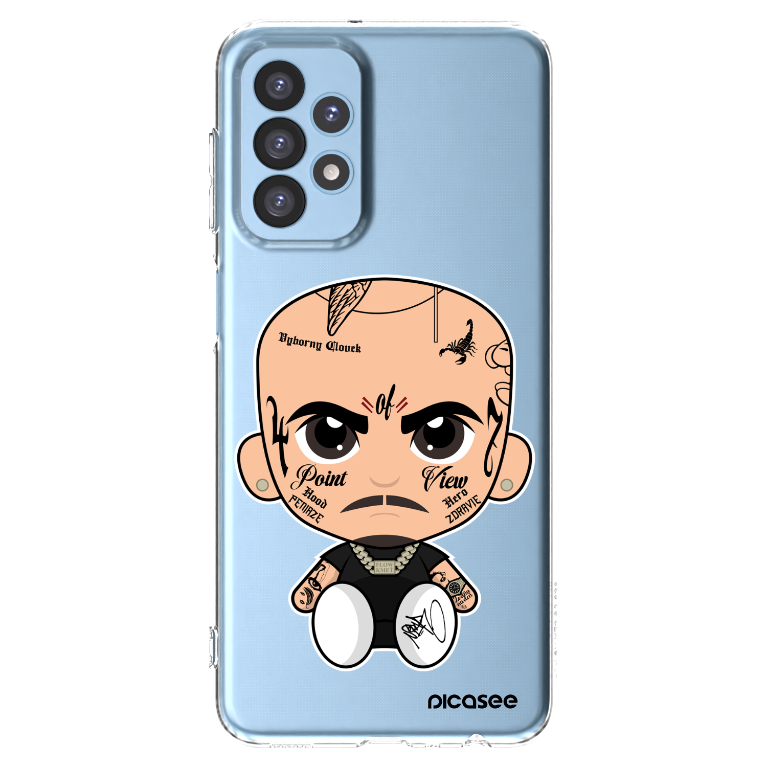 Picasee silikonový průhledný obal pro Samsung Galaxy A23 A235F 4G - Separ