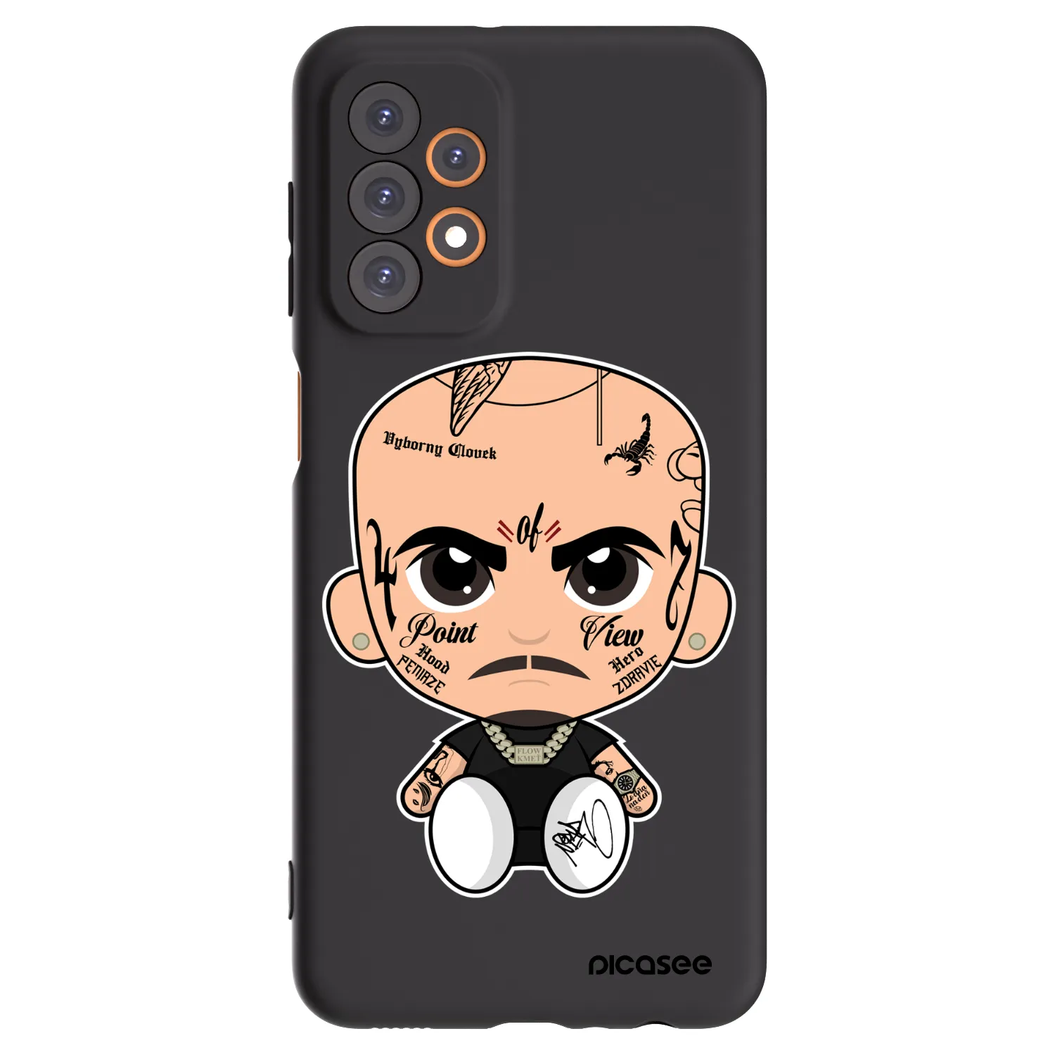 Picasee silikonový černý obal pro Samsung Galaxy A23 A236B 5G - Separ