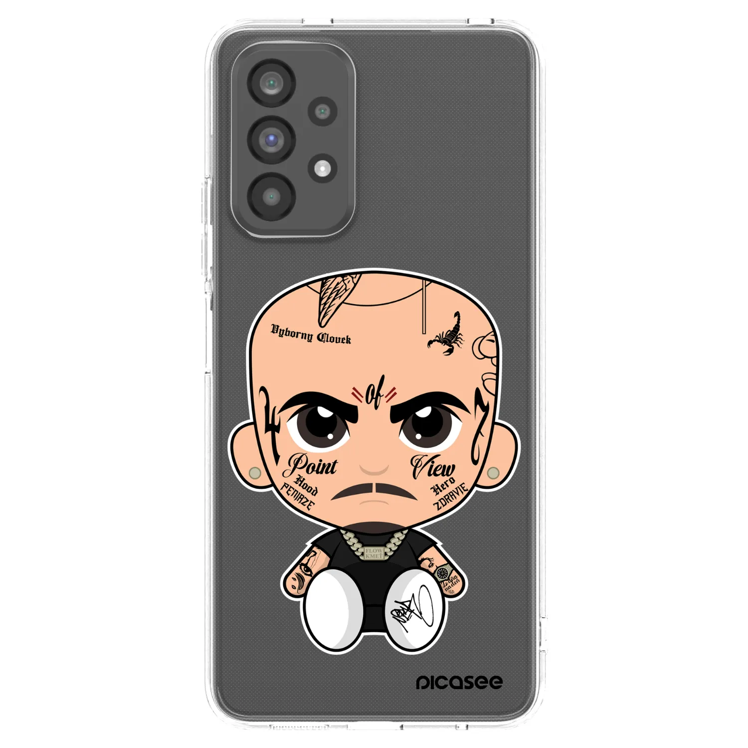 Picasee silikonový průhledný obal pro Samsung Galaxy A73 5G - Separ