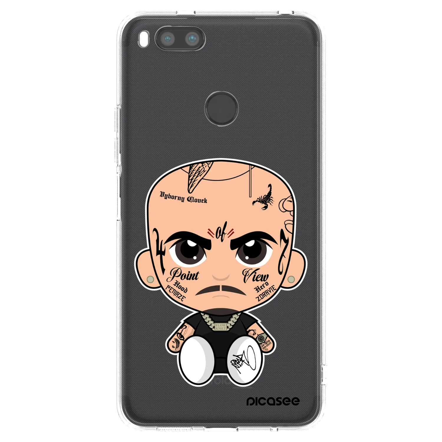 Picasee silikonový průhledný obal pro Xiaomi Redmi A1 - Separ