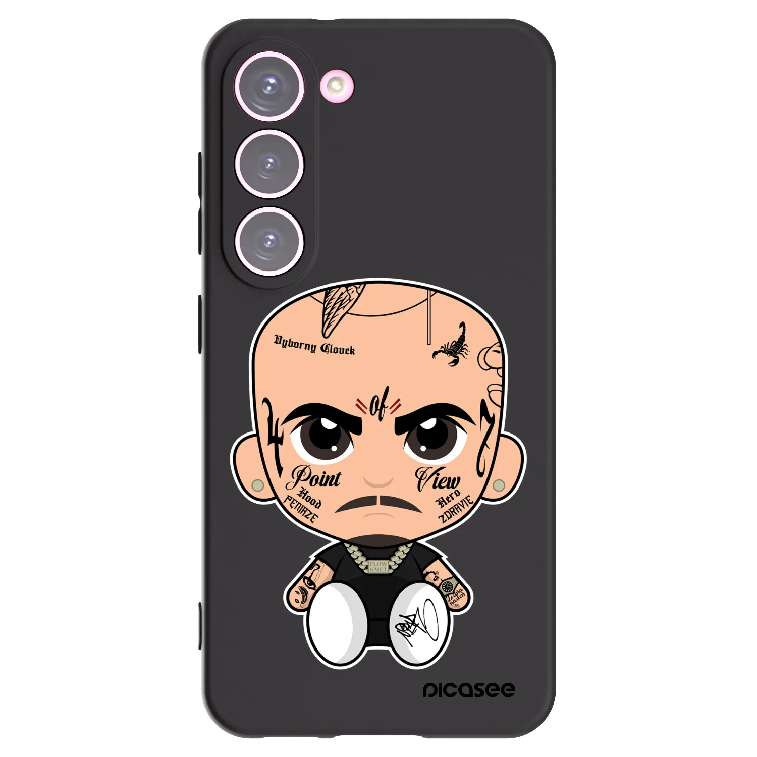 Picasee silikonový černý obal pro Samsung Galaxy S23 5G - Separ