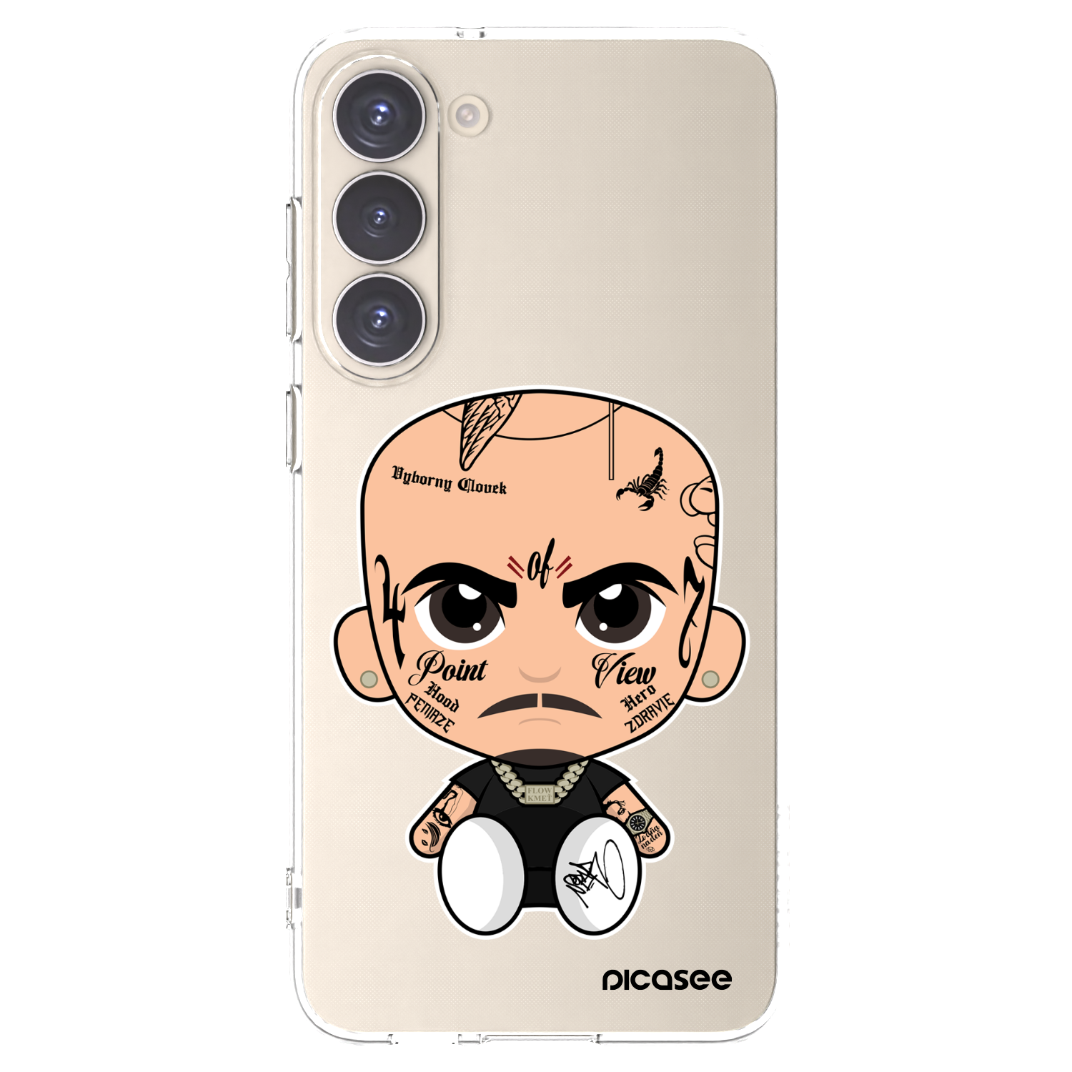 Picasee silikonový průhledný obal pro Samsung Galaxy S23+ 5G - Separ