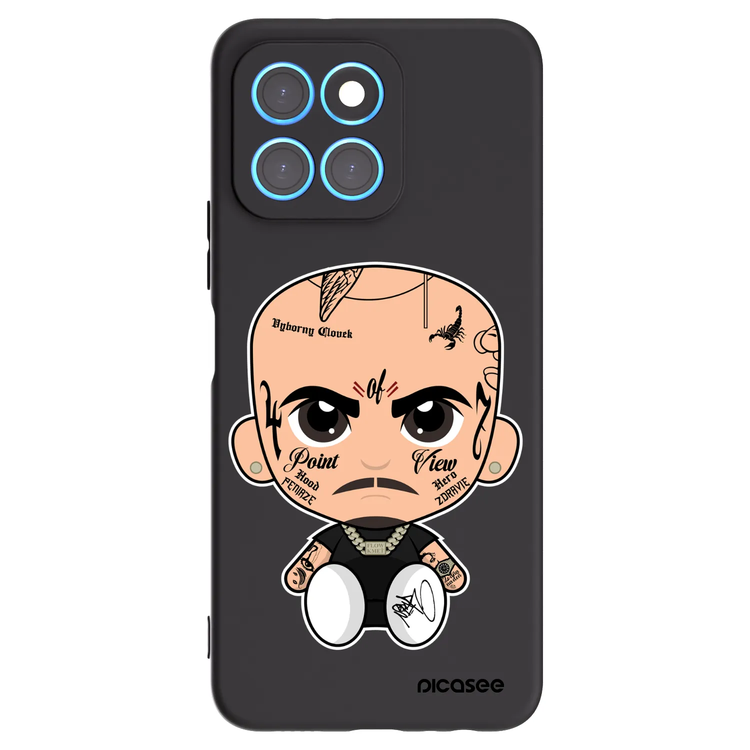 Picasee silikonový černý obal pro Honor X6 - Separ