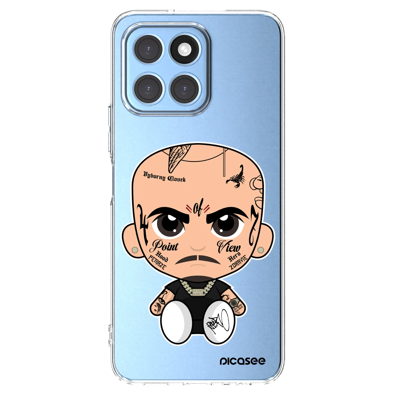 Picasee silikonový průhledný obal pro Honor X6 - Separ