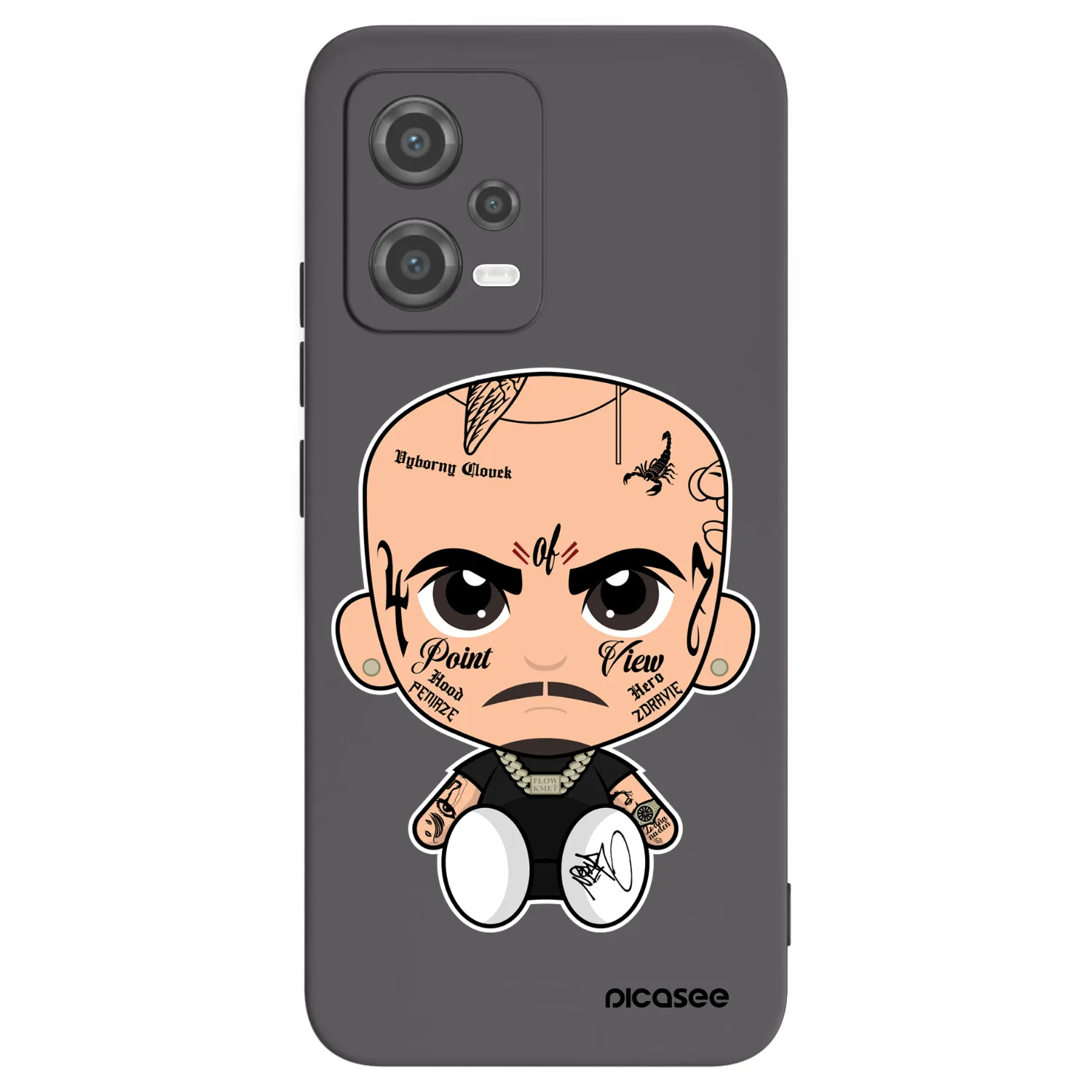 Picasee silikonový černý obal pro Xiaomi Poco X5 - Separ