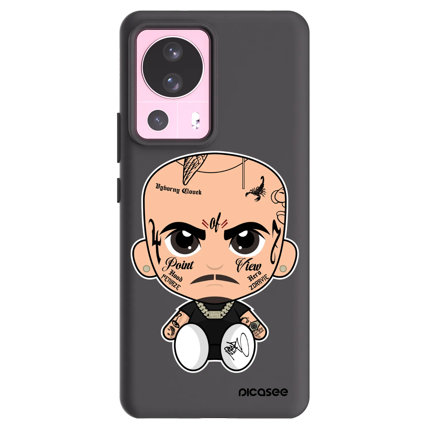 Picasee silikonový černý obal pro Xiaomi 13 Lite - Separ