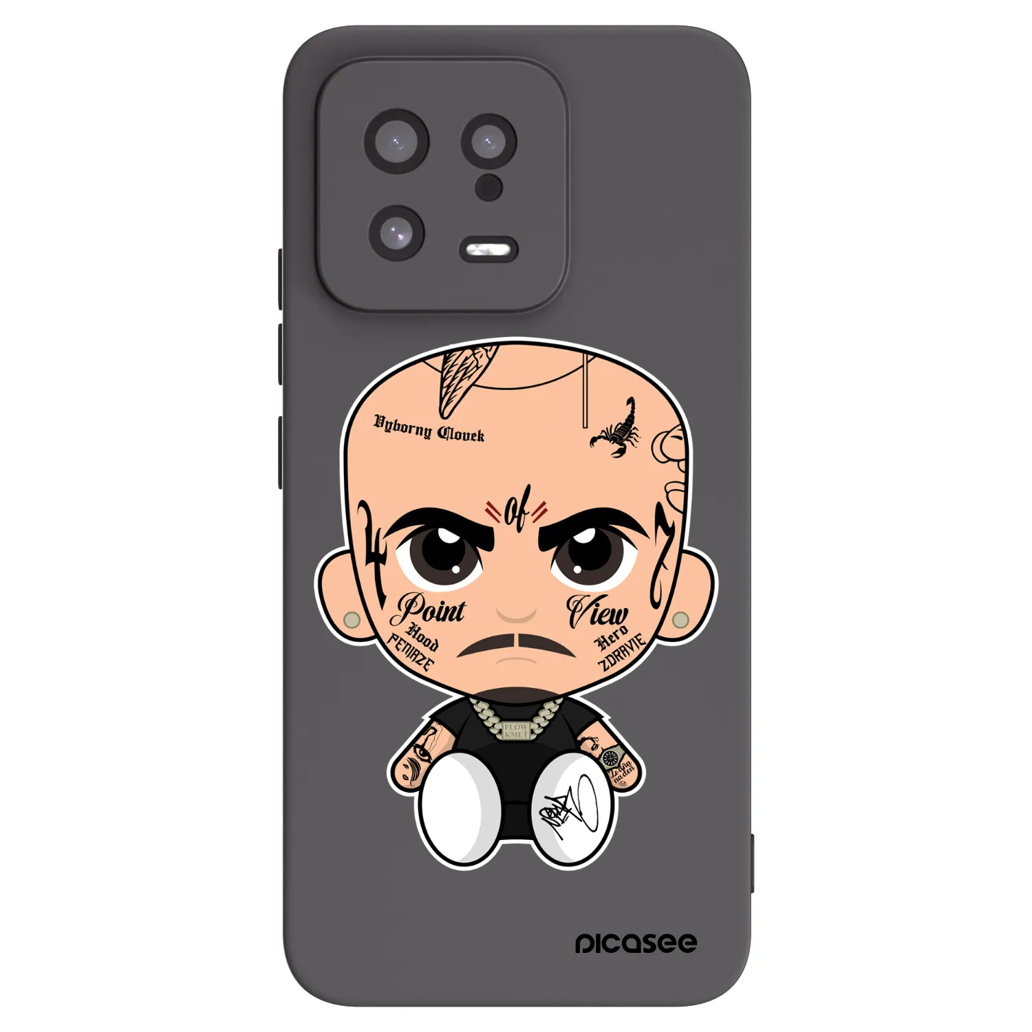 Picasee silikonový černý obal pro Xiaomi 13 - Separ