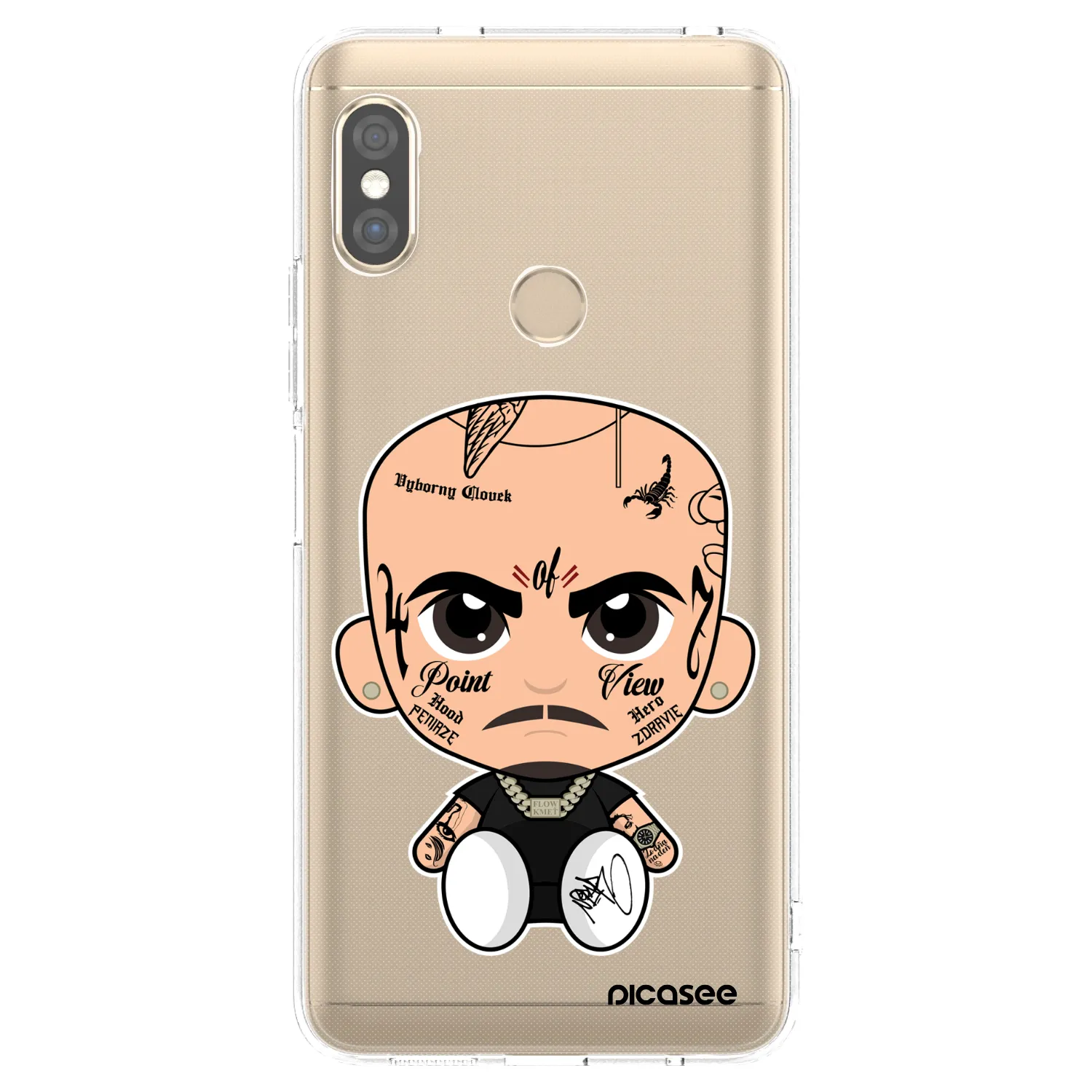Picasee silikonový průhledný obal pro Xiaomi Redmi Note 5 Global - Separ