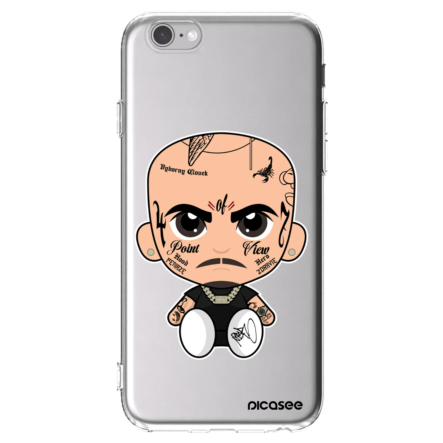 Picasee silikonový průhledný obal pro Apple iPhone 6/6S - Separ