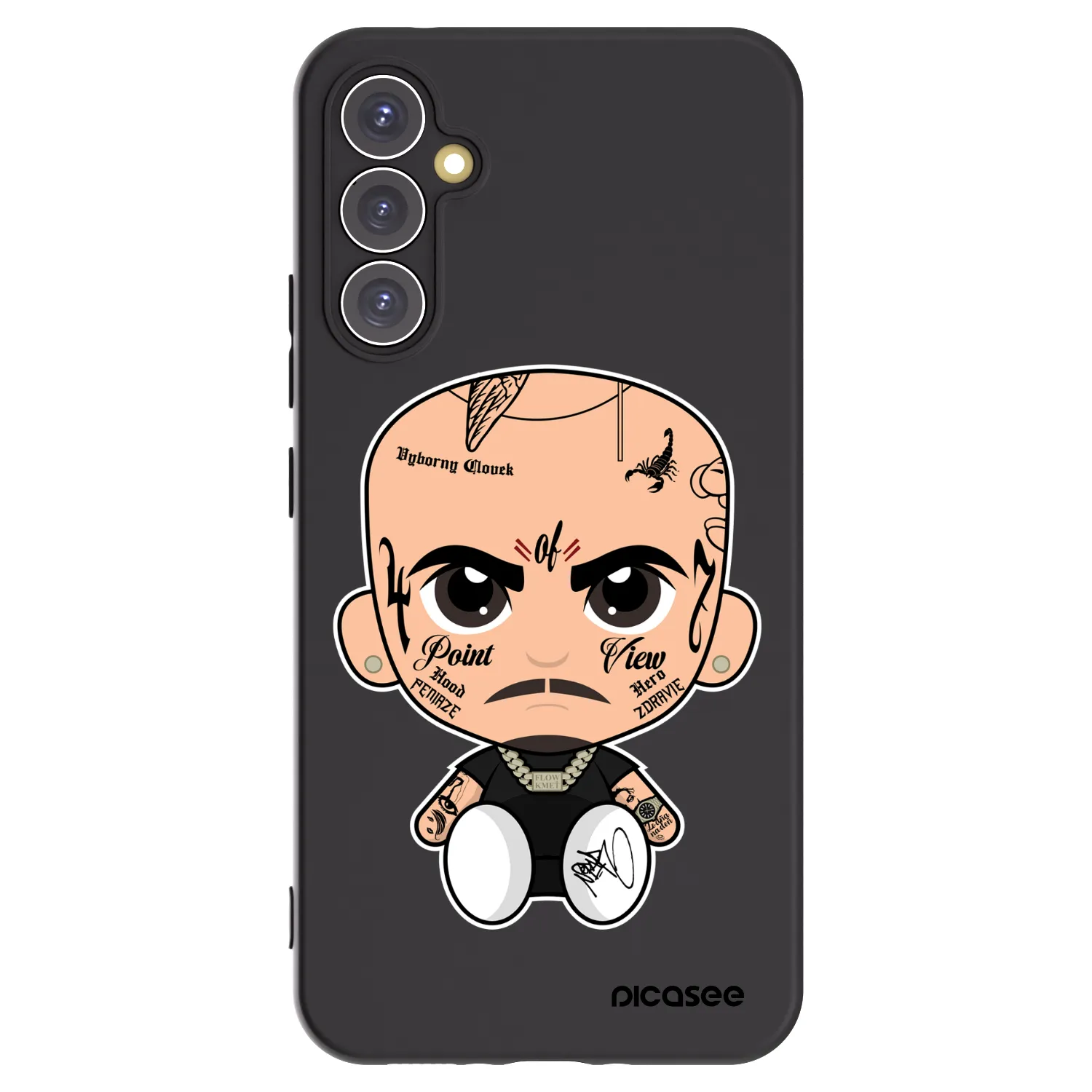 Picasee silikonový černý obal pro Samsung Galaxy A34 5G A346B - Separ