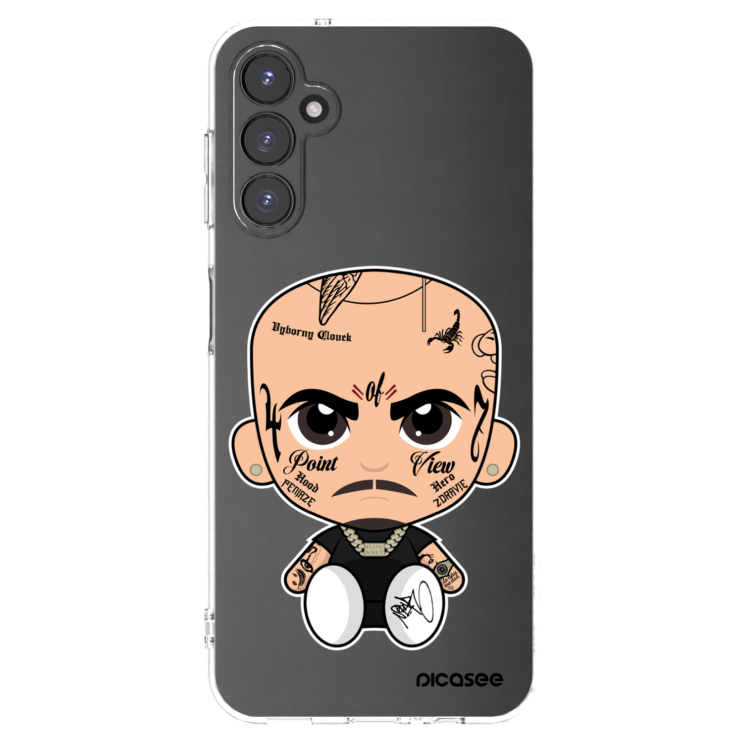 Picasee silikonový průhledný obal pro Samsung Galaxy A14 4G A145R - Separ
