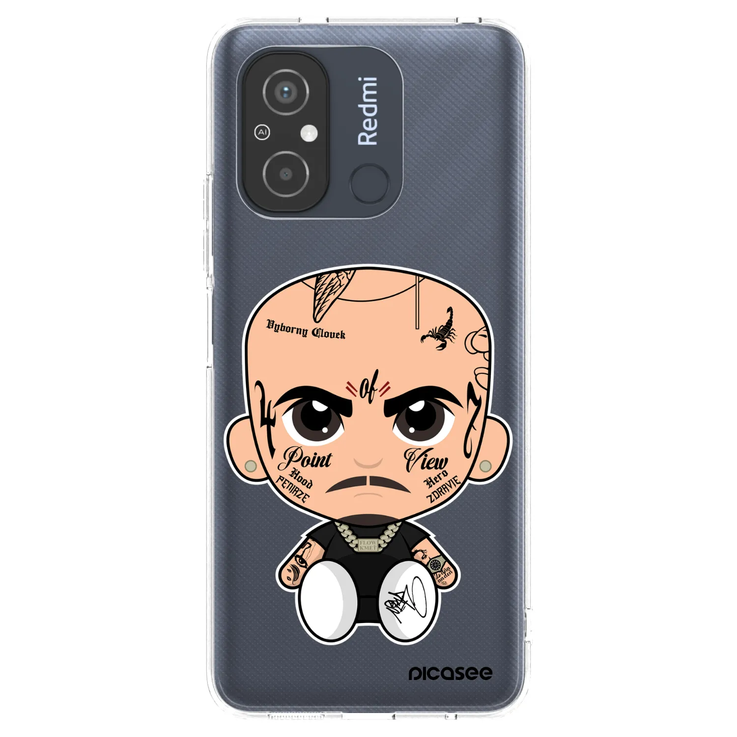 Picasee silikonový průhledný obal pro Xiaomi Redmi 12C - Separ
