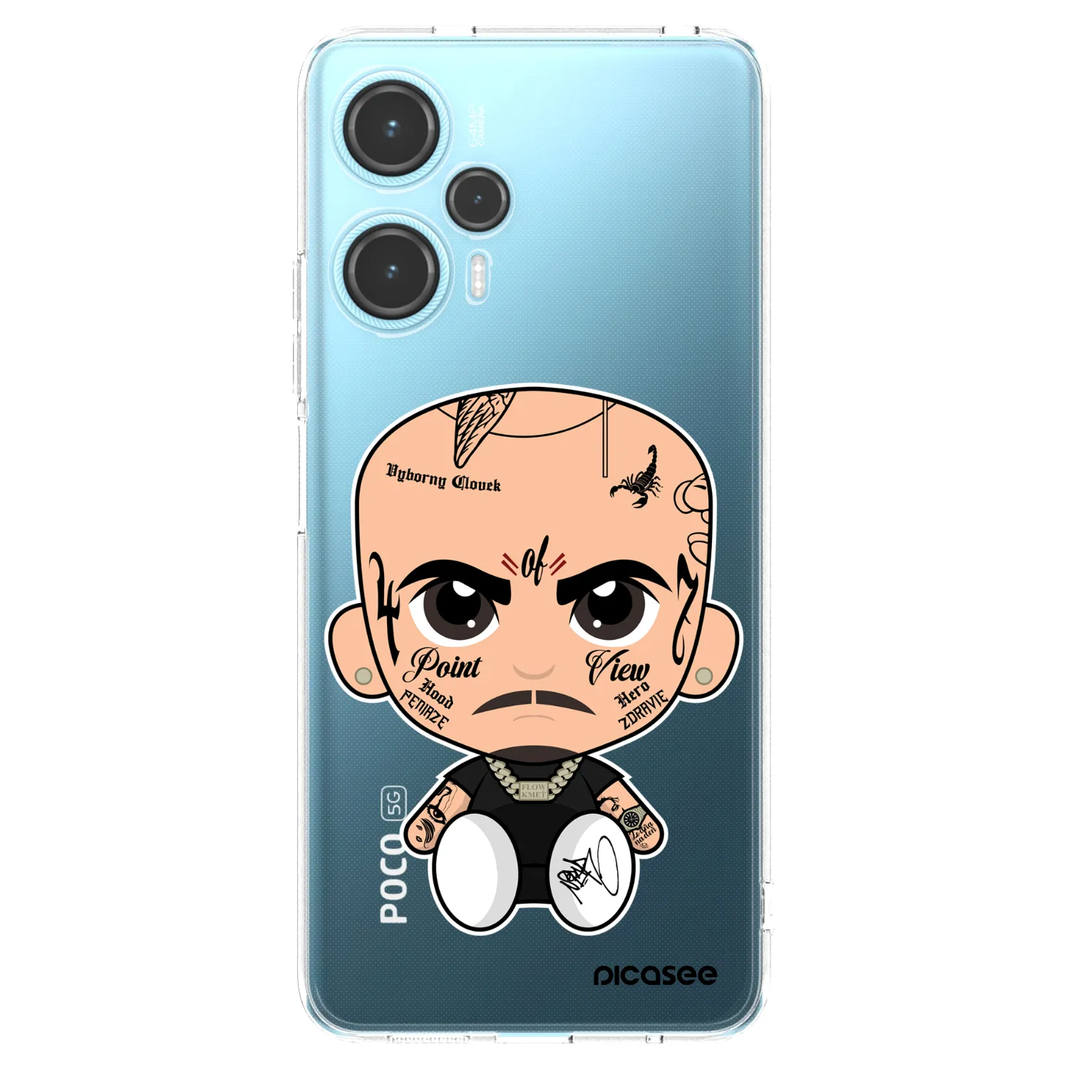 Picasee silikonový průhledný obal pro Xiaomi Poco F5 - Separ