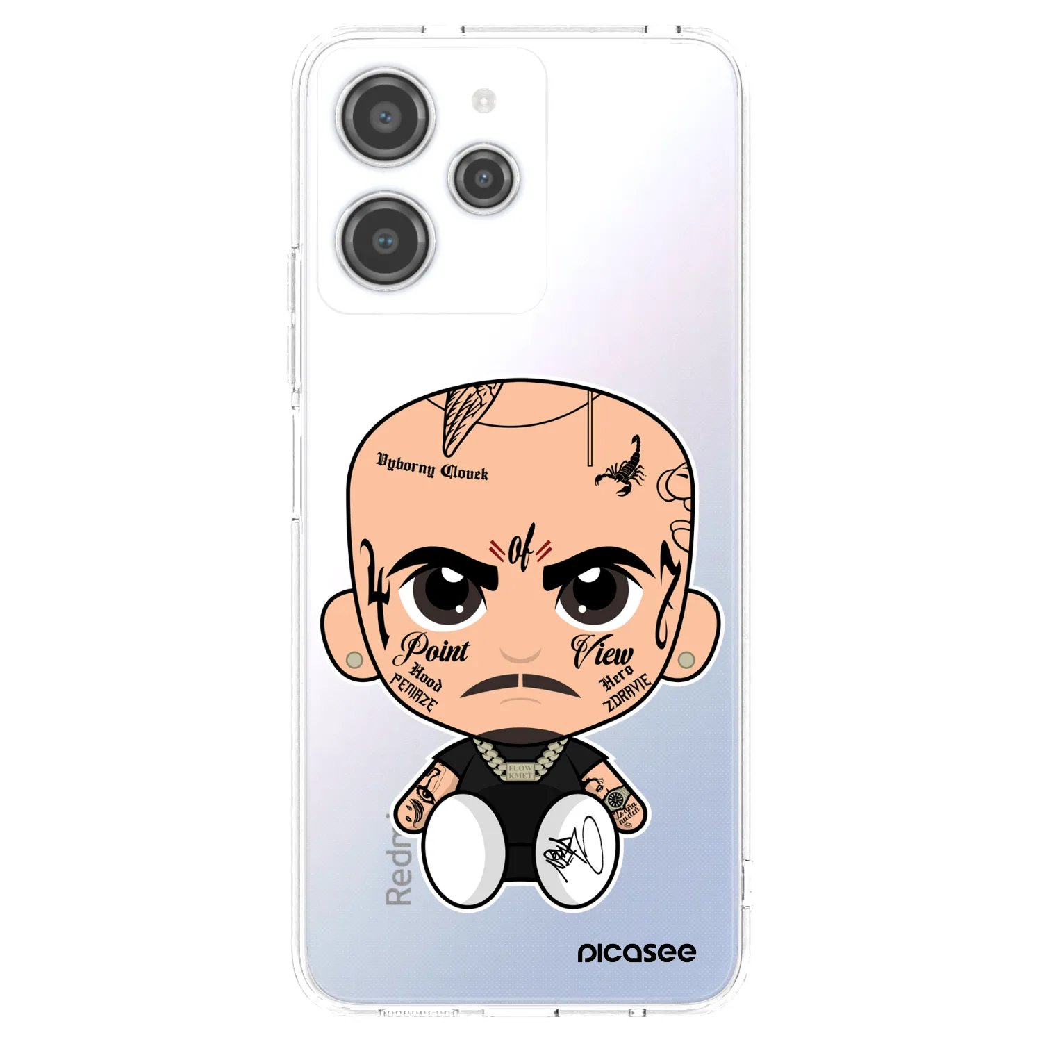 Picasee silikonový průhledný obal pro Xiaomi Redmi 12 4G - Separ